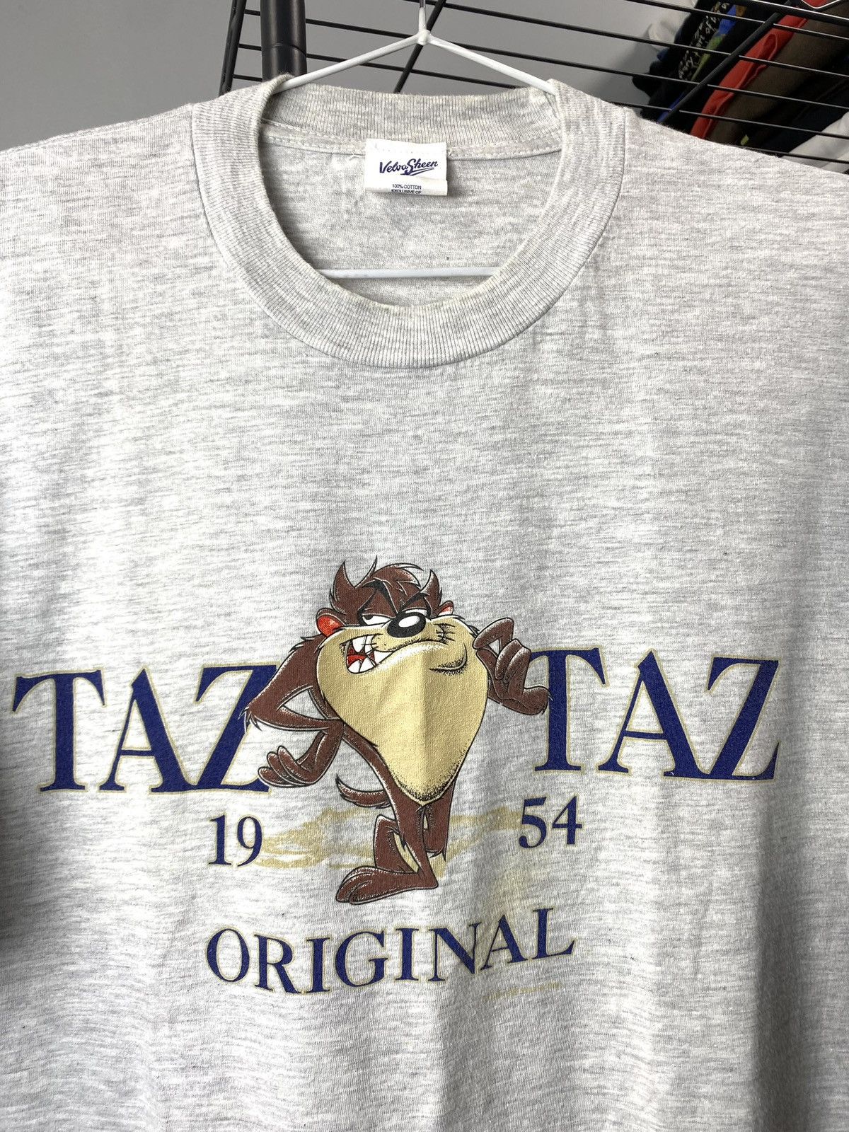 Vintage Rare! 1990’s Vintage Looney Tunes Taz Disney T Shirt Size US L / EU 52-54 / 3 - 2 Thumbnail