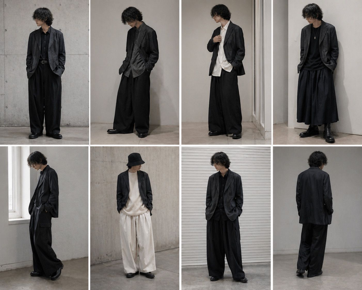 Yohji Yamamoto Yohji Yamamoto Homme - Black Panelled Denim Jacket Blazer Size US XL / EU 56 / 4 - 6 Thumbnail