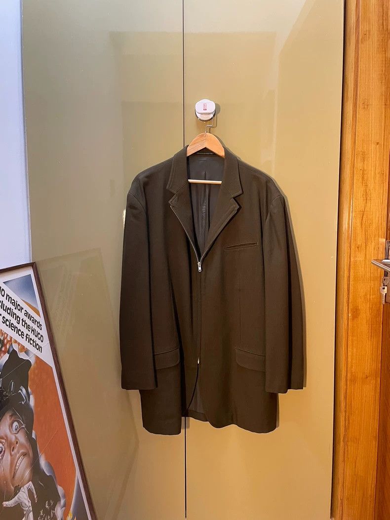 Yohji Yamamoto Yohji Yamamoto size 4 02 AW Zipper Button Suit 2501-Nextarr Size 38R - 2 Thumbnail