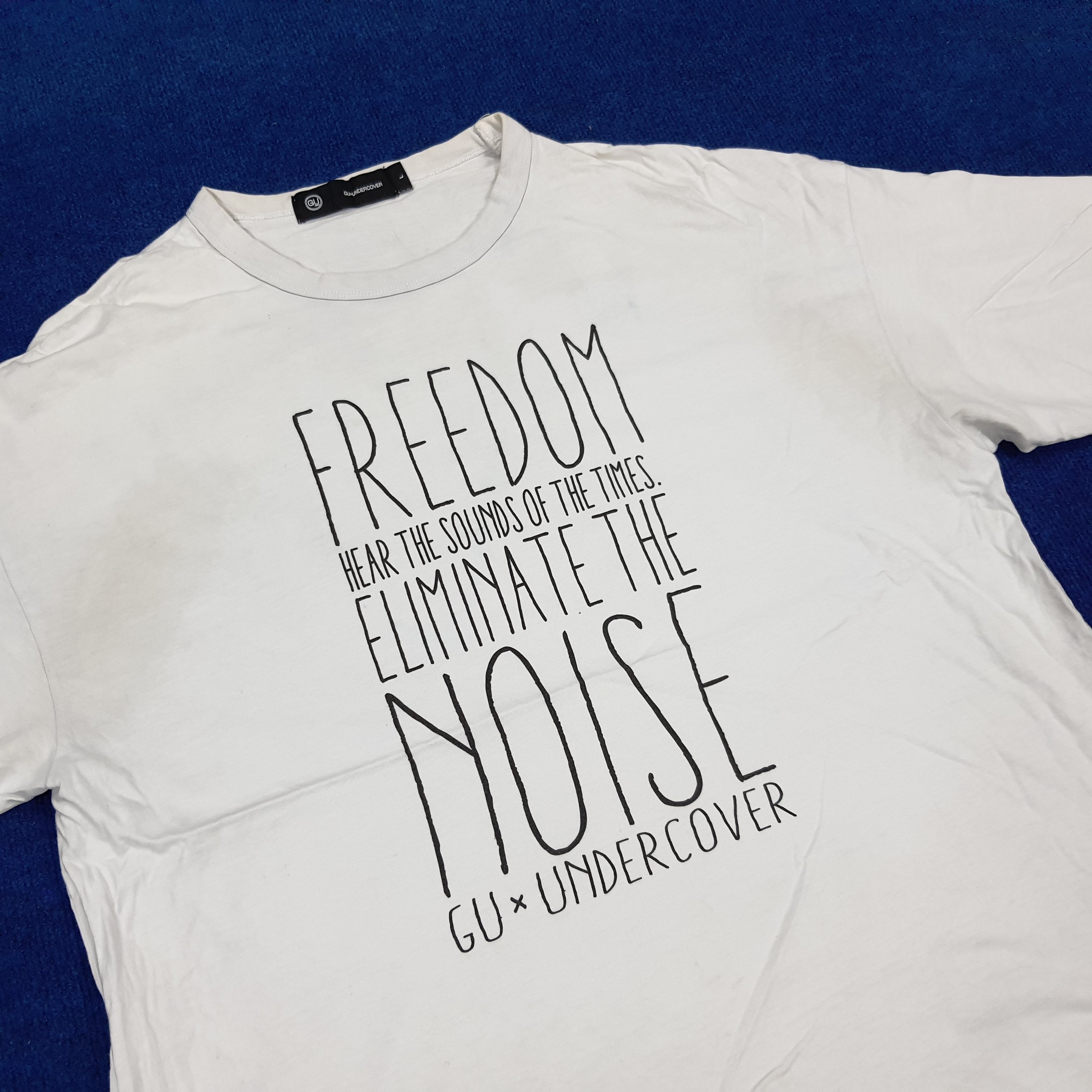 Japanese Brand × Undercover × Vintage Vintage GU X Undercover Streetwear Skate T-shirt Size US XL / EU 56 / 4 - 4 Thumbnail