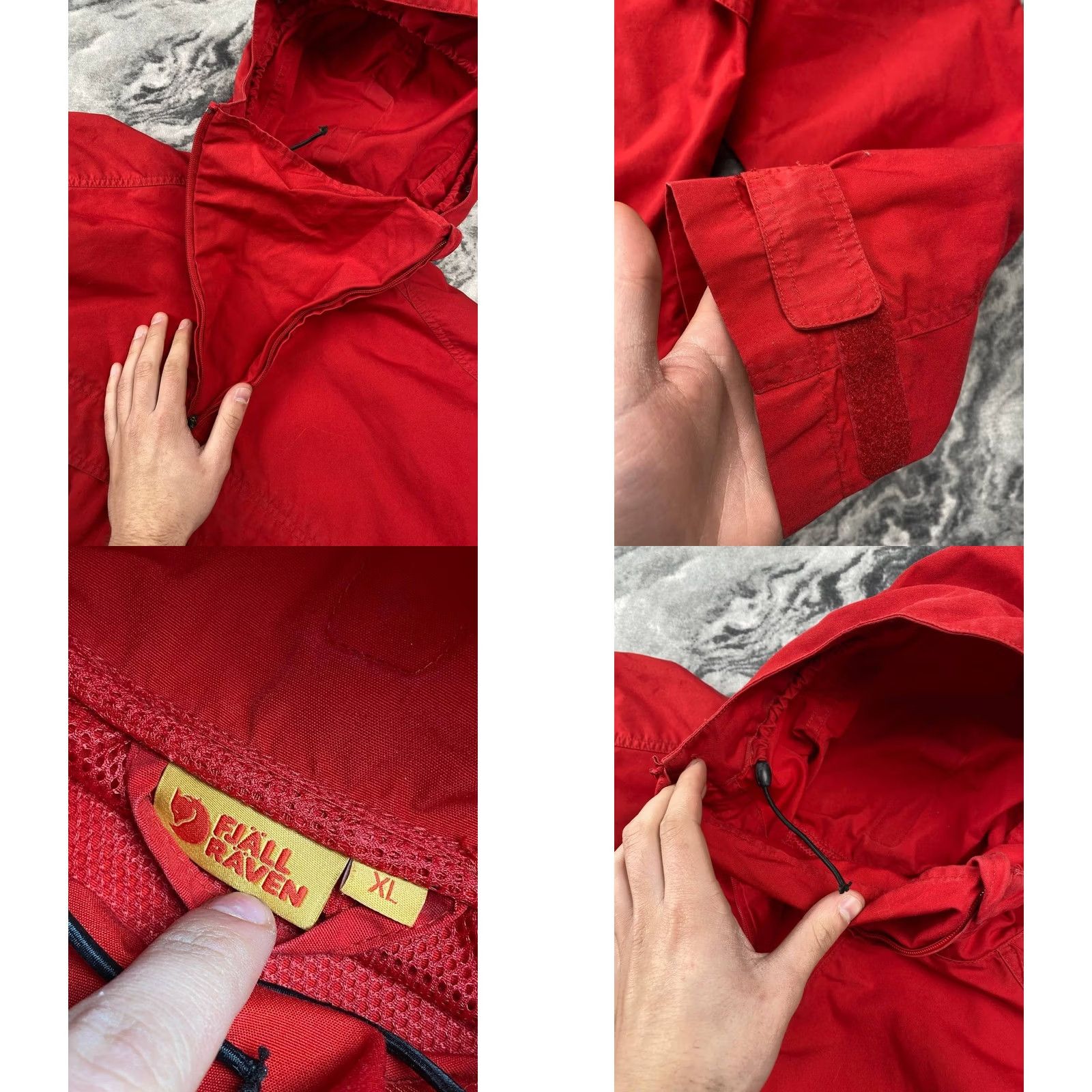 Vintage Fjallraven G1000 Gutulia Anorak Jacket XL Red Men Size US XL / EU 56 / 4 - 9 Thumbnail