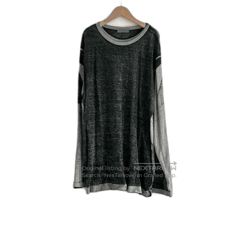 Yohji Yamamoto Yohji Yamamoto Cold Dye Long Sleeve T-shirt Size US M / EU 48-50 / 2 - 1 Thumbnail