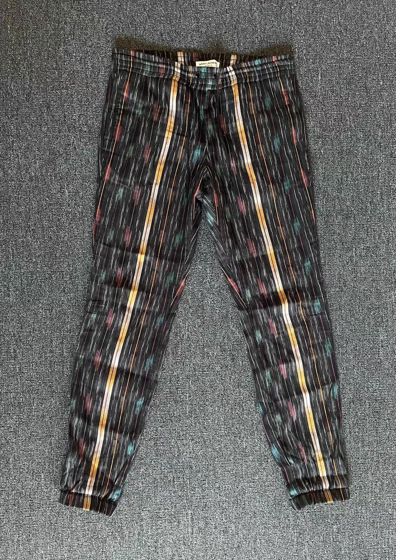 Saint Laurent Paris Saint Laurent YSL Fashion Casual Track Pants Q4 Size US 34 / EU 50 - 1 Thumbnail