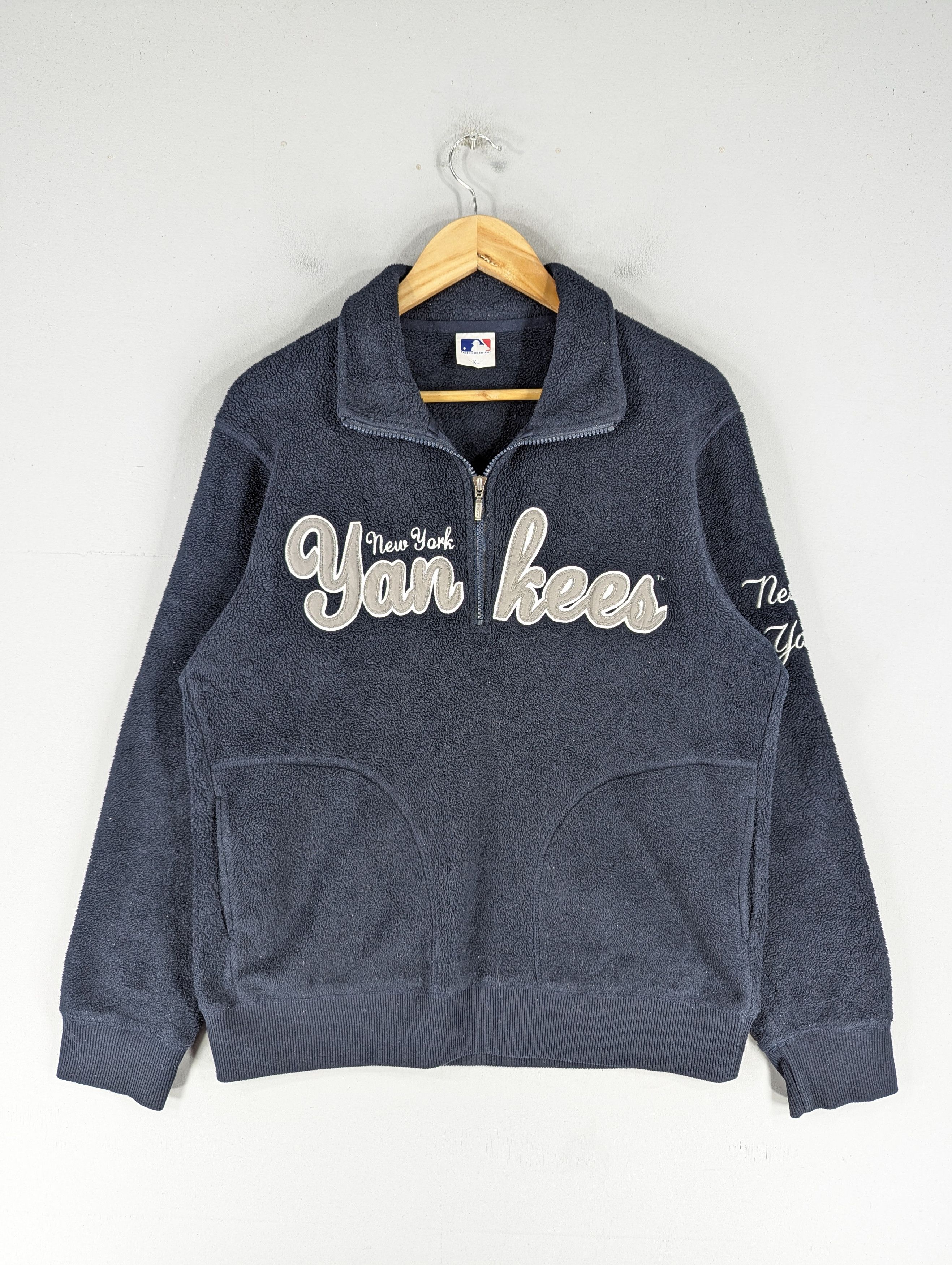 MLB × New York Yankees × Uniqlo MLB New York Yankees X Uniqlo Halfzip Fleece Jacket Size US L / EU 52-54 / 3 - 1 Thumbnail