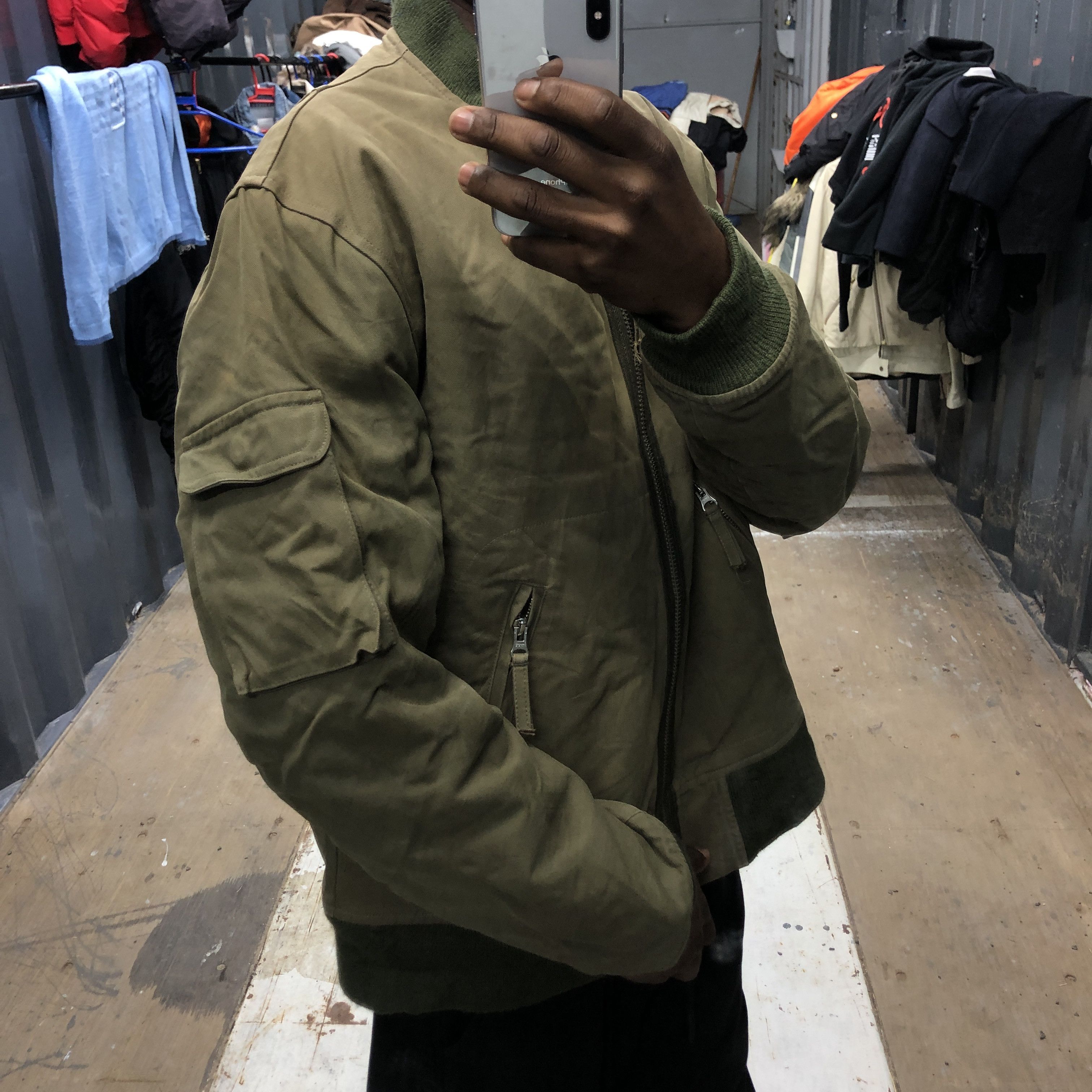 Our Legacy our legacy AW14 fade olive bomber jacket Size US M / EU 48-50 / 2 - 15 Thumbnail