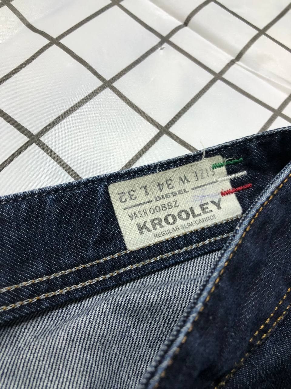Diesel DIESEL jeans straight leg denim made in Italy men Size US 34 / EU 50 - 11 Thumbnail