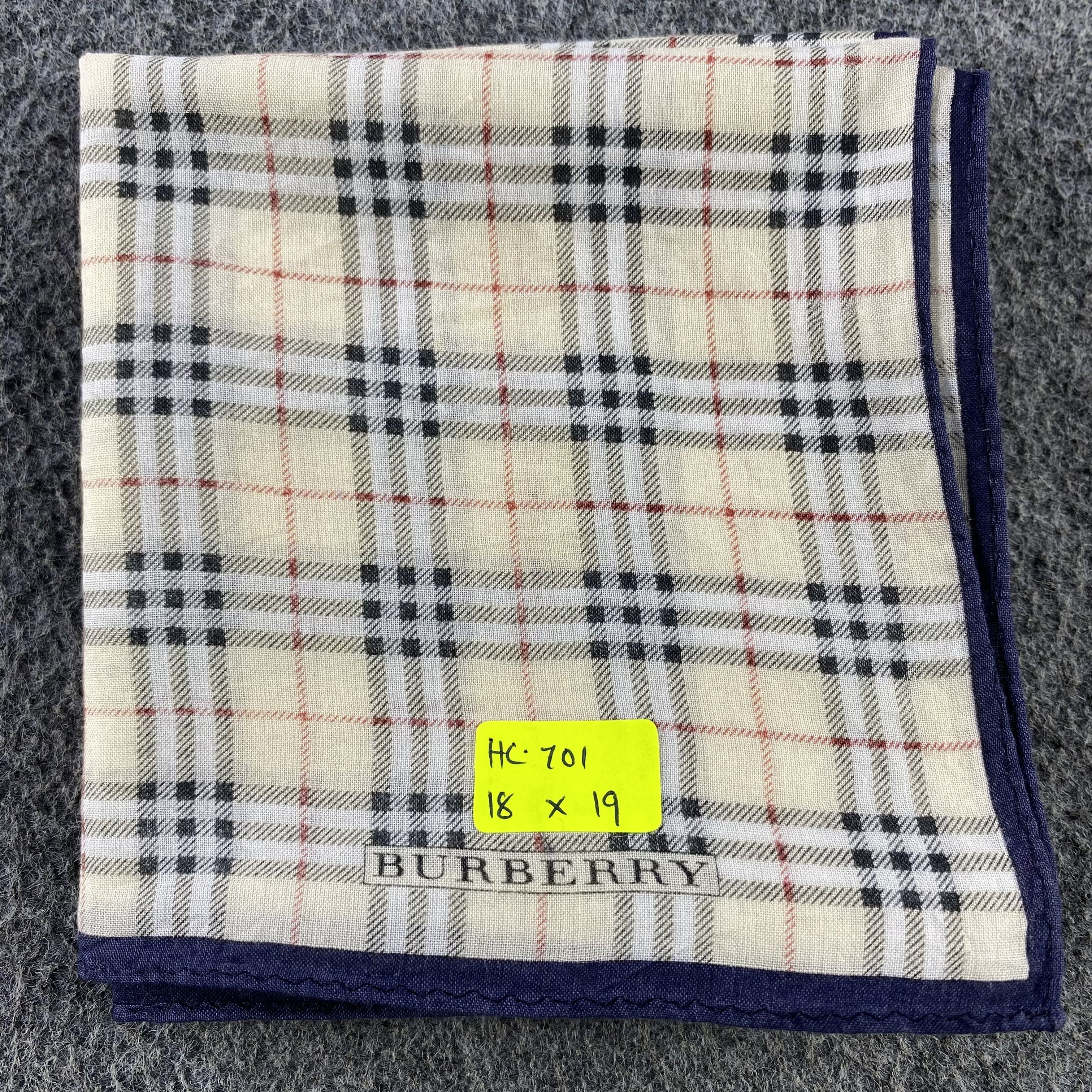 Burberry × Vintage Burberry Handkerchief/Neckerchief/Bandana HC701 Size ONE SIZE - 6 Thumbnail