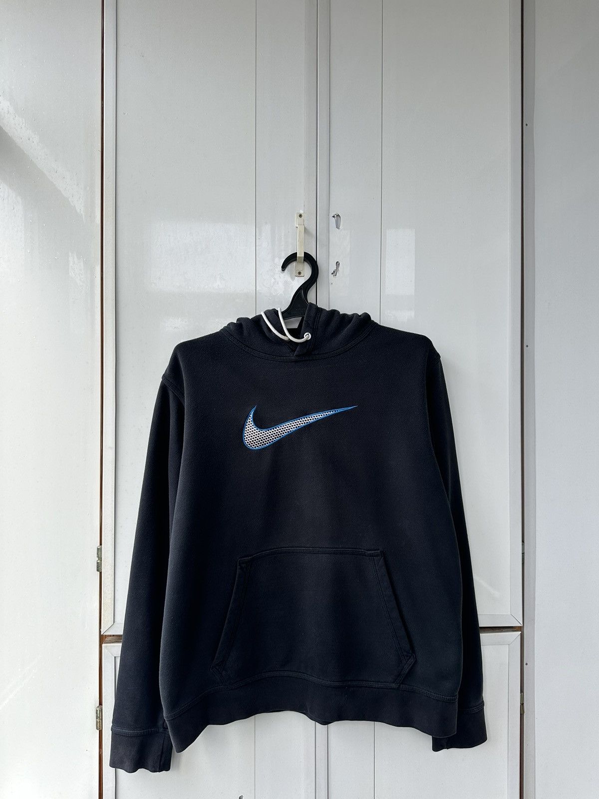 Nike Vintage Nike Hoodie Big Swoosh Logo Size US L / EU 52-54 / 3 - 1 Thumbnail