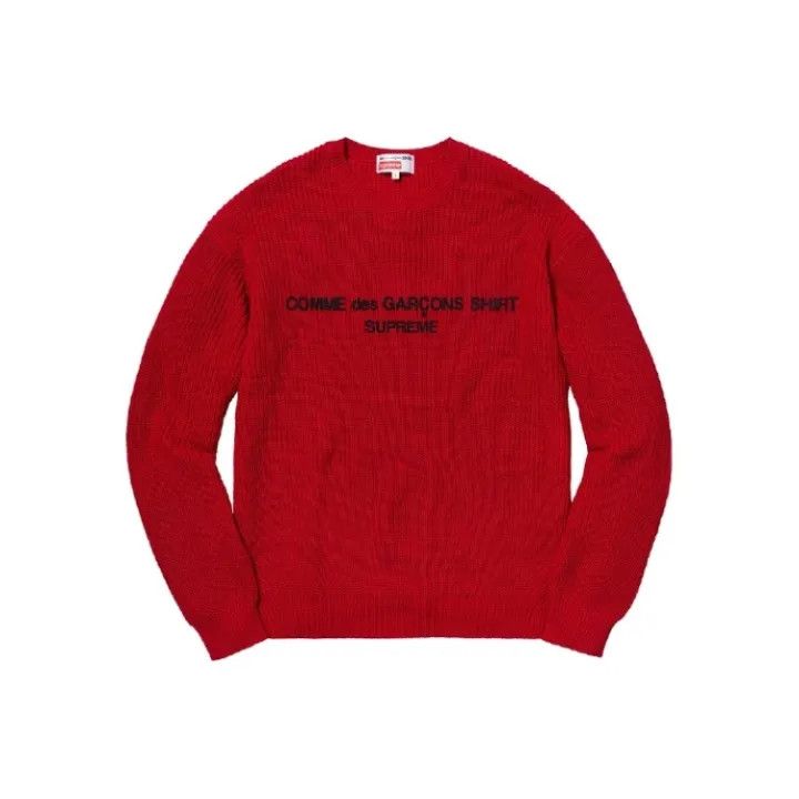 Comme des Garcons Supreme Comme des Garçons Red Sweater 0079 Size US M / EU 48-50 / 2 - 1 Thumbnail