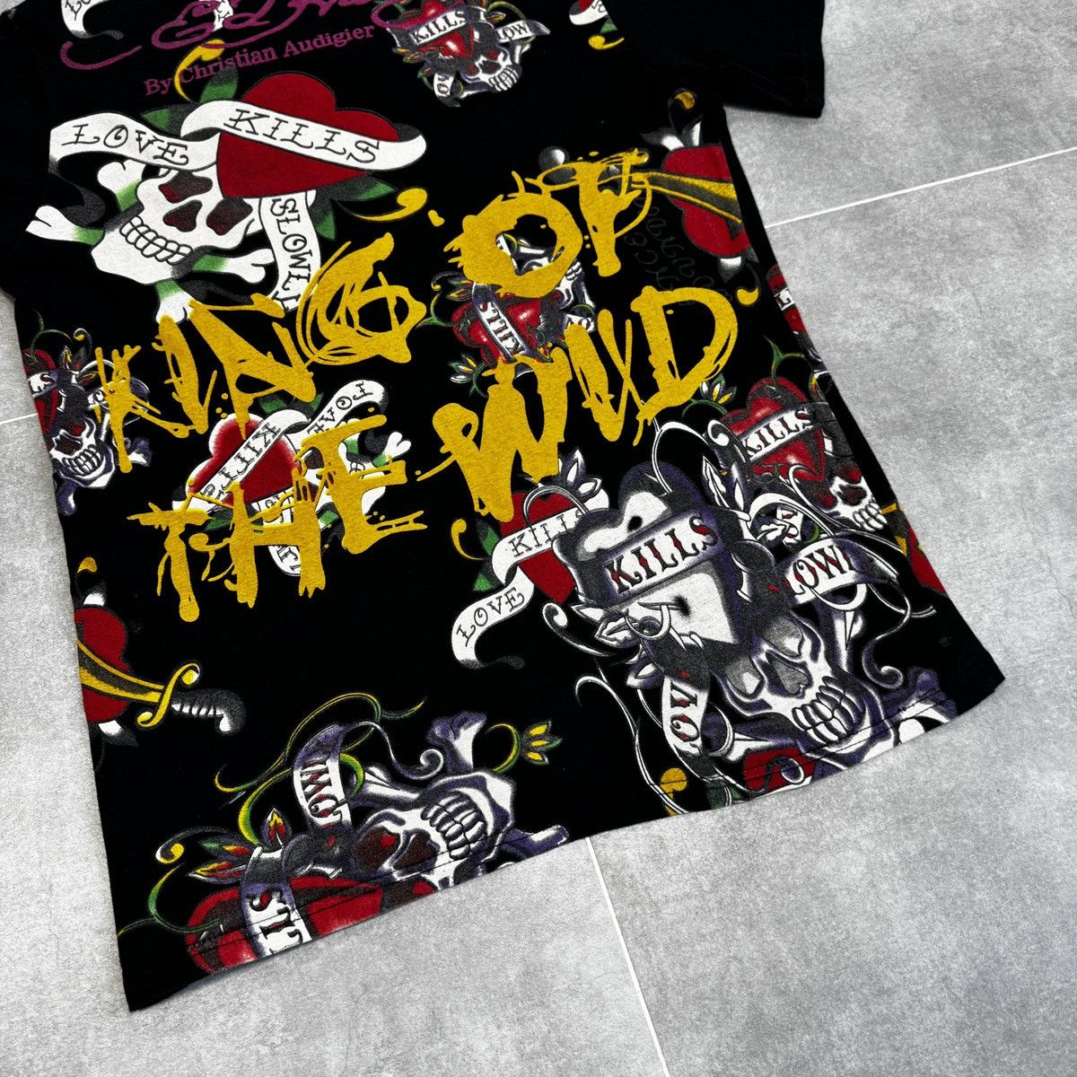 Ed Hardy Ed Hardy by Christian Audigier Skulls Tattoo Swag T-Shirt Size L / US 10 / IT 46 - 16 Thumbnail