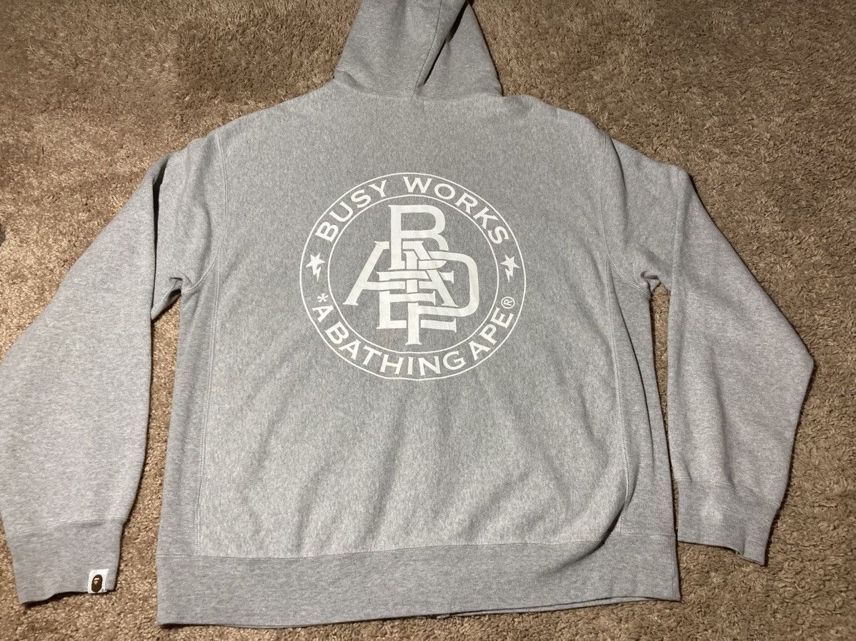 Bape 2008 Bape Full Zip Logo Circle Busy Works University Camo OG Size US L / EU 52-54 / 3 - 12 Thumbnail