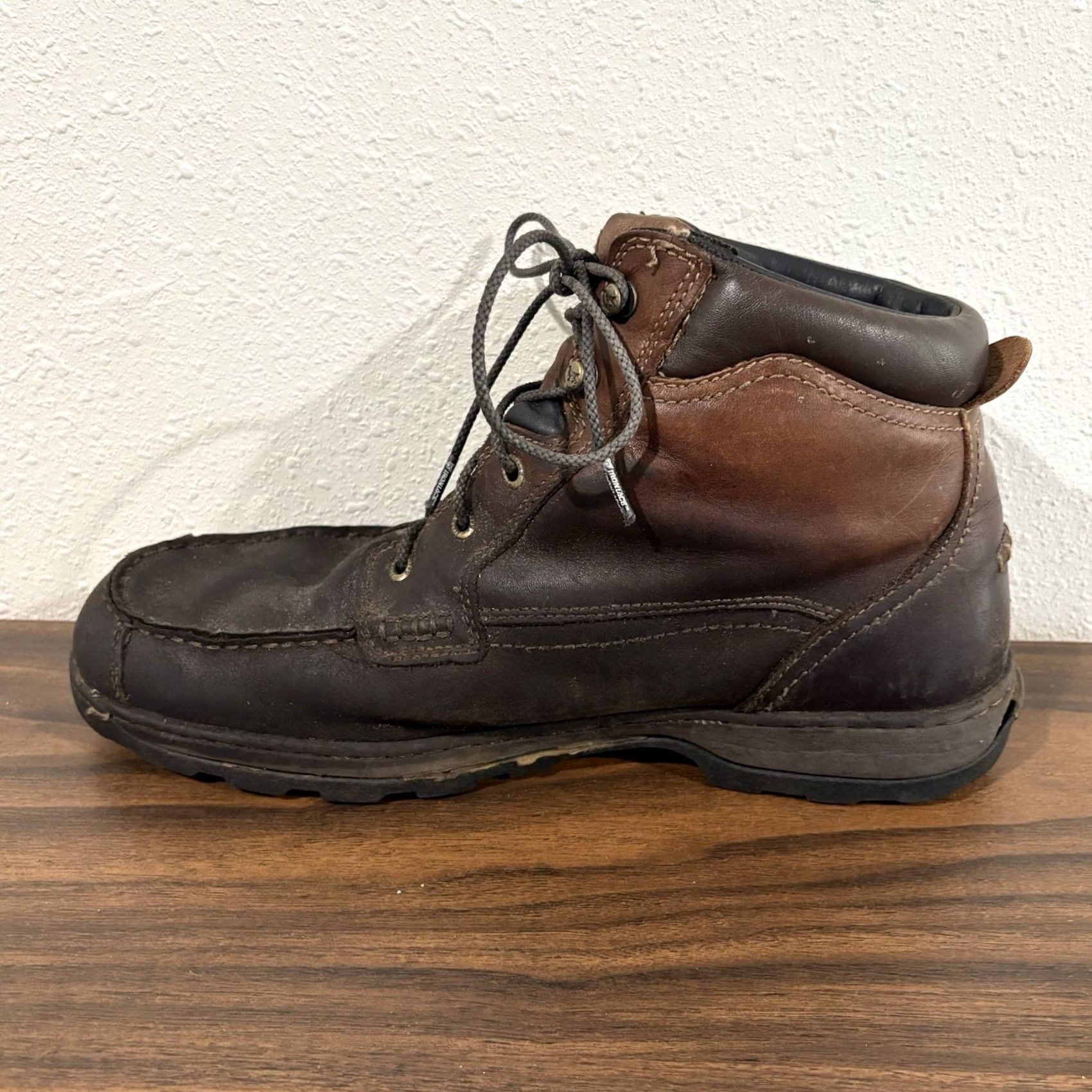 Vintage Red Wing Shoes Boots Moc Toe 13 D 3875 Brown Leather Waterproof Chukka Hunting Logo Men’s Boots Size US 13 / EU 46 - 6 Thumbnail