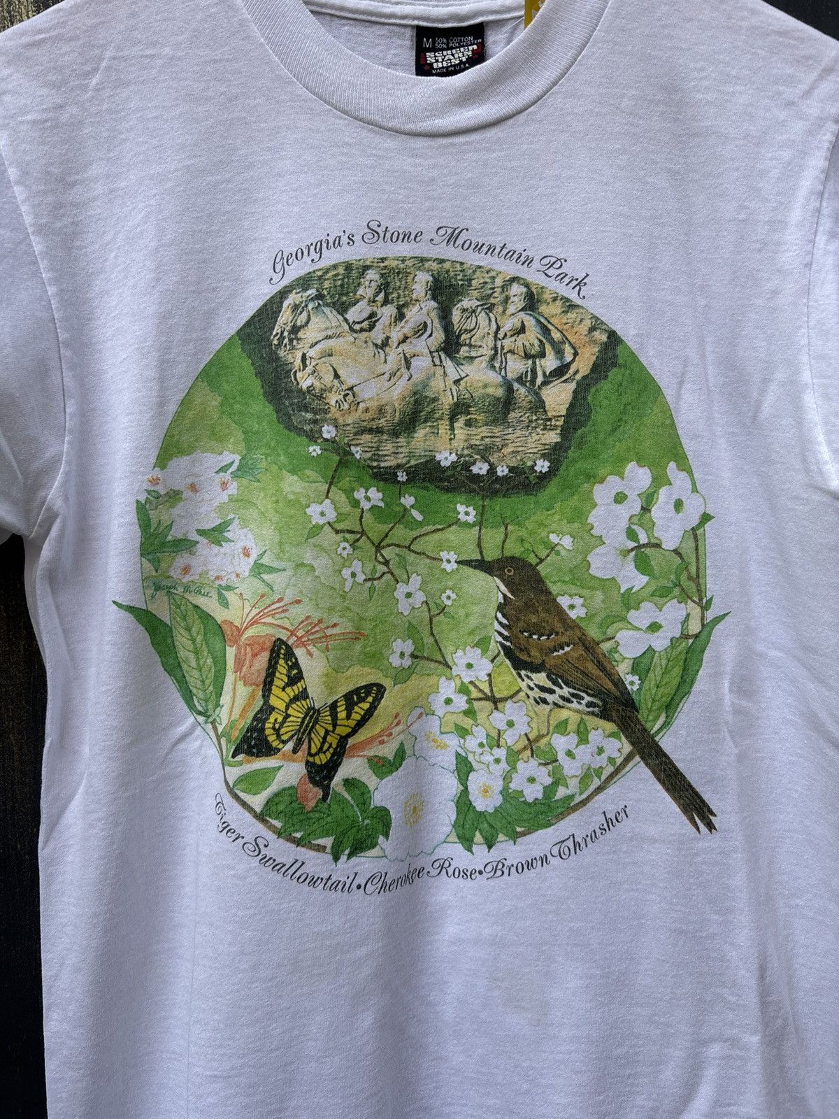 Vintage RARE! Vintage 90’s Art Mountain Park Flower Size US M / EU 48-50 / 2 - 4 Thumbnail