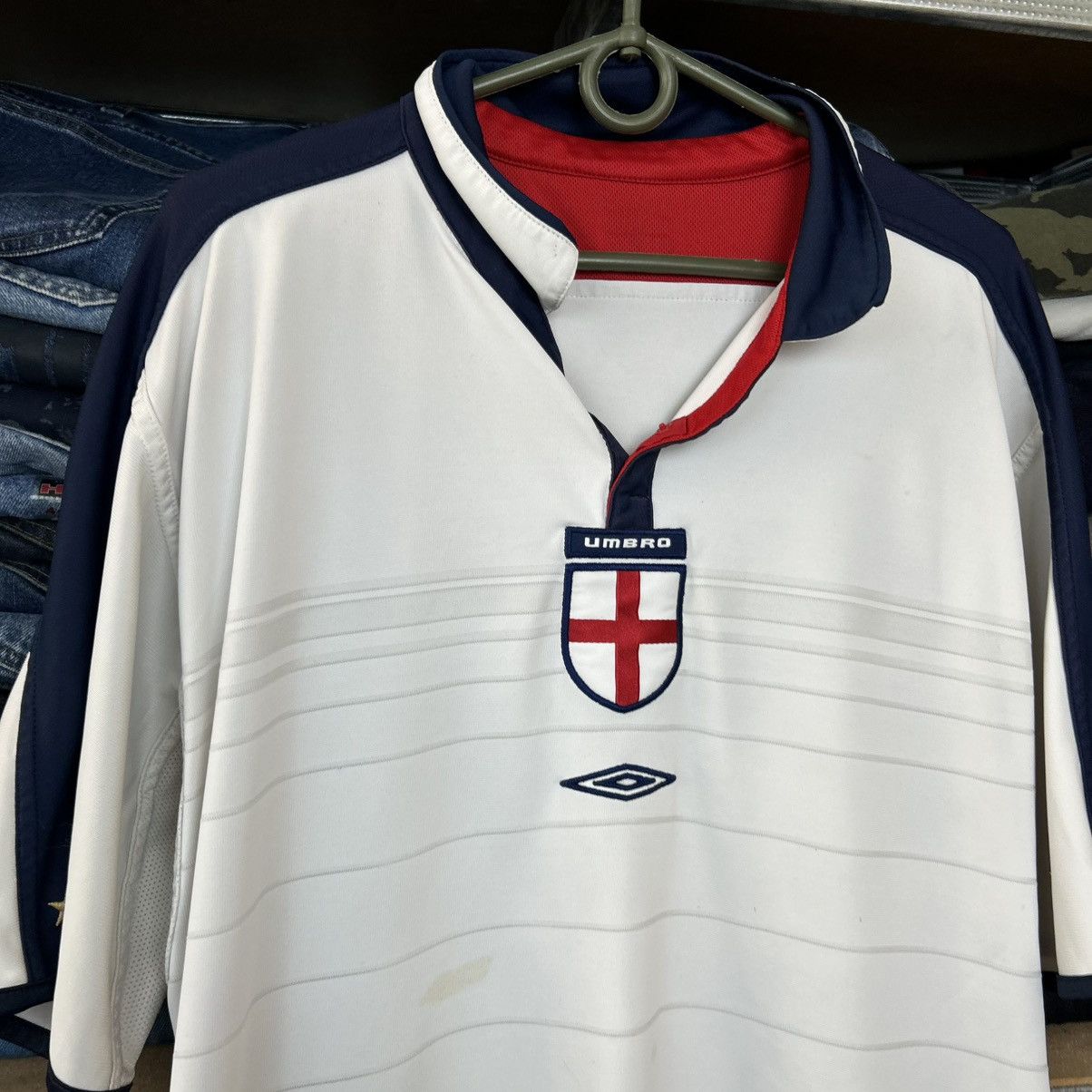 Umbro Vintage Umbro England 2003-2005 Home Two sided jersey Size US XL / EU 56 / 4 - 2 Thumbnail