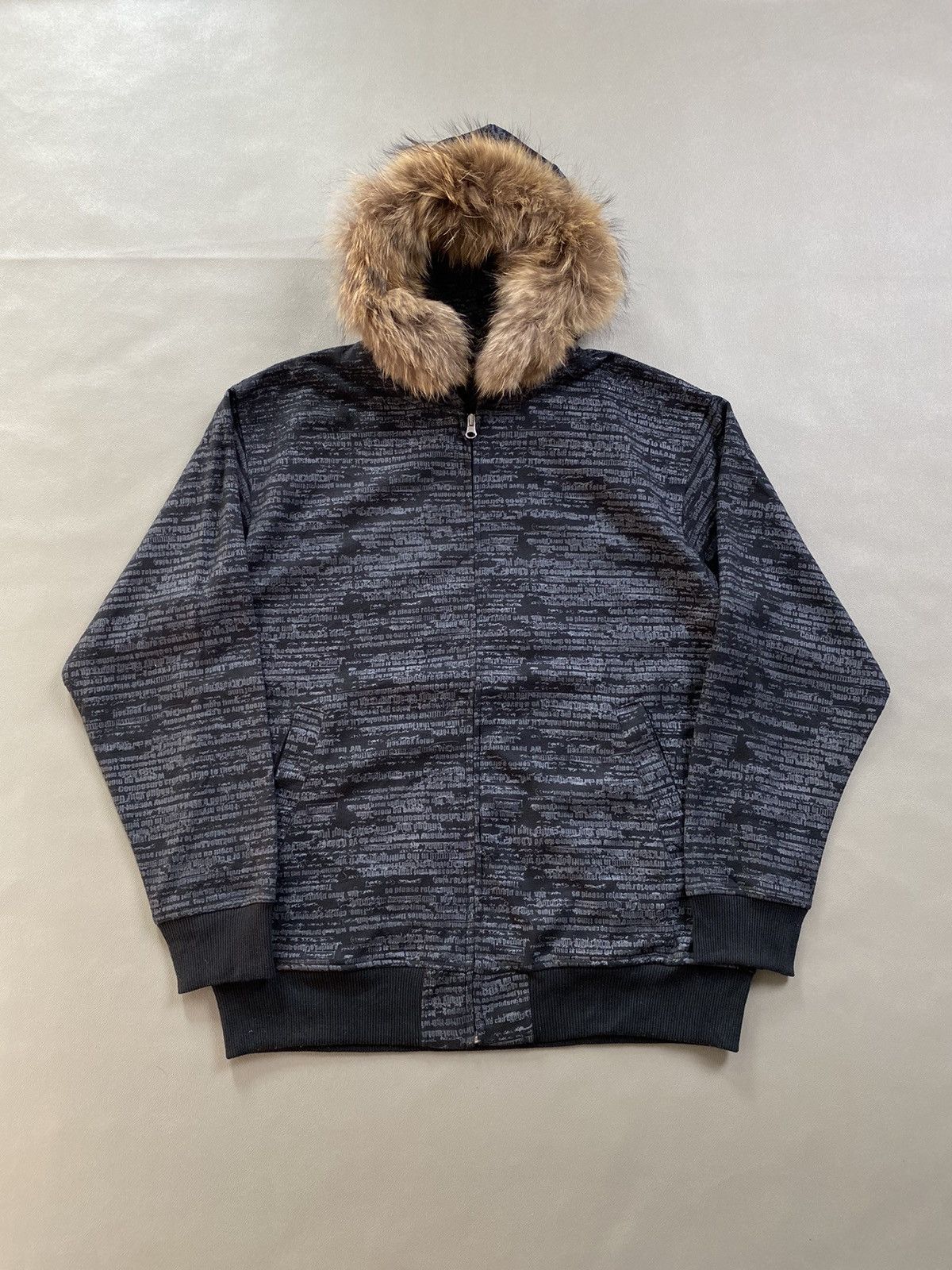 Hysteric Glamour DopeH Poem Fullprint Fur Hoodie IfsixLgb Style Size US L / EU 52-54 / 3 - 1 Thumbnail
