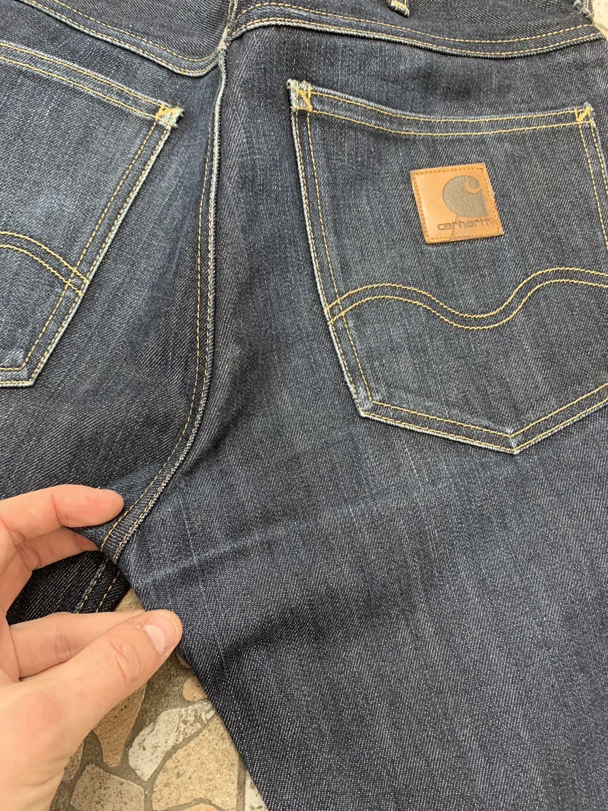 Other Vintage Carhartt Western Denim Jeans Size US 30 / EU 46 - 7 Thumbnail
