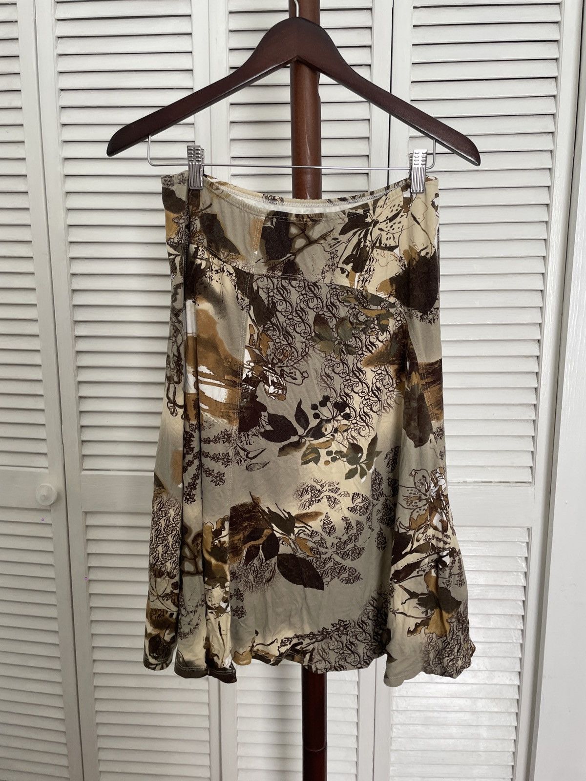 Vintage Skirt with print from Spain Size 28" / US 6 / IT 42 - 2 Thumbnail