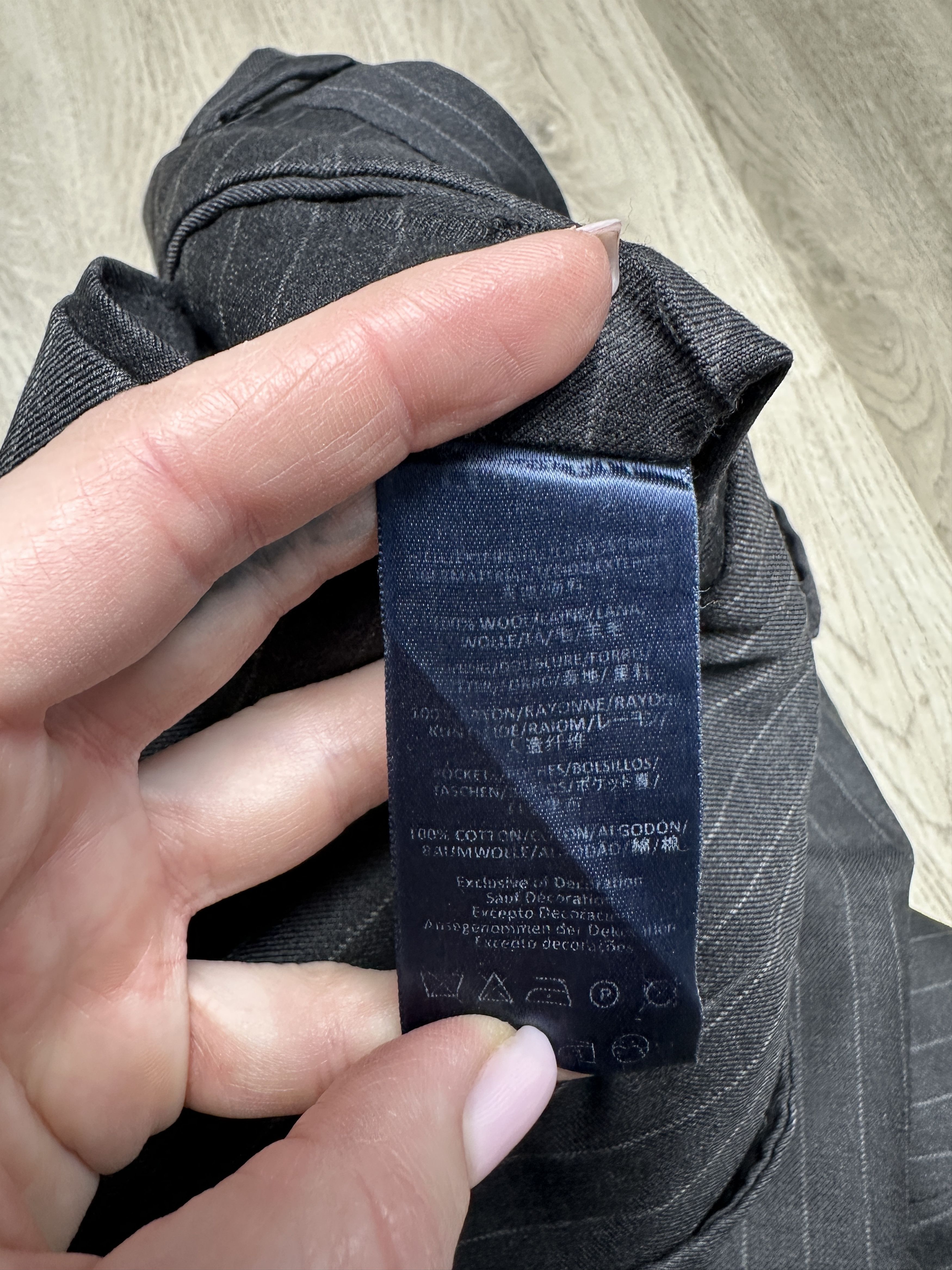 Hackett Hackett London Ing Loro Piana Mens Wool Suit Blazer + Pants Size 42R - 13 Thumbnail