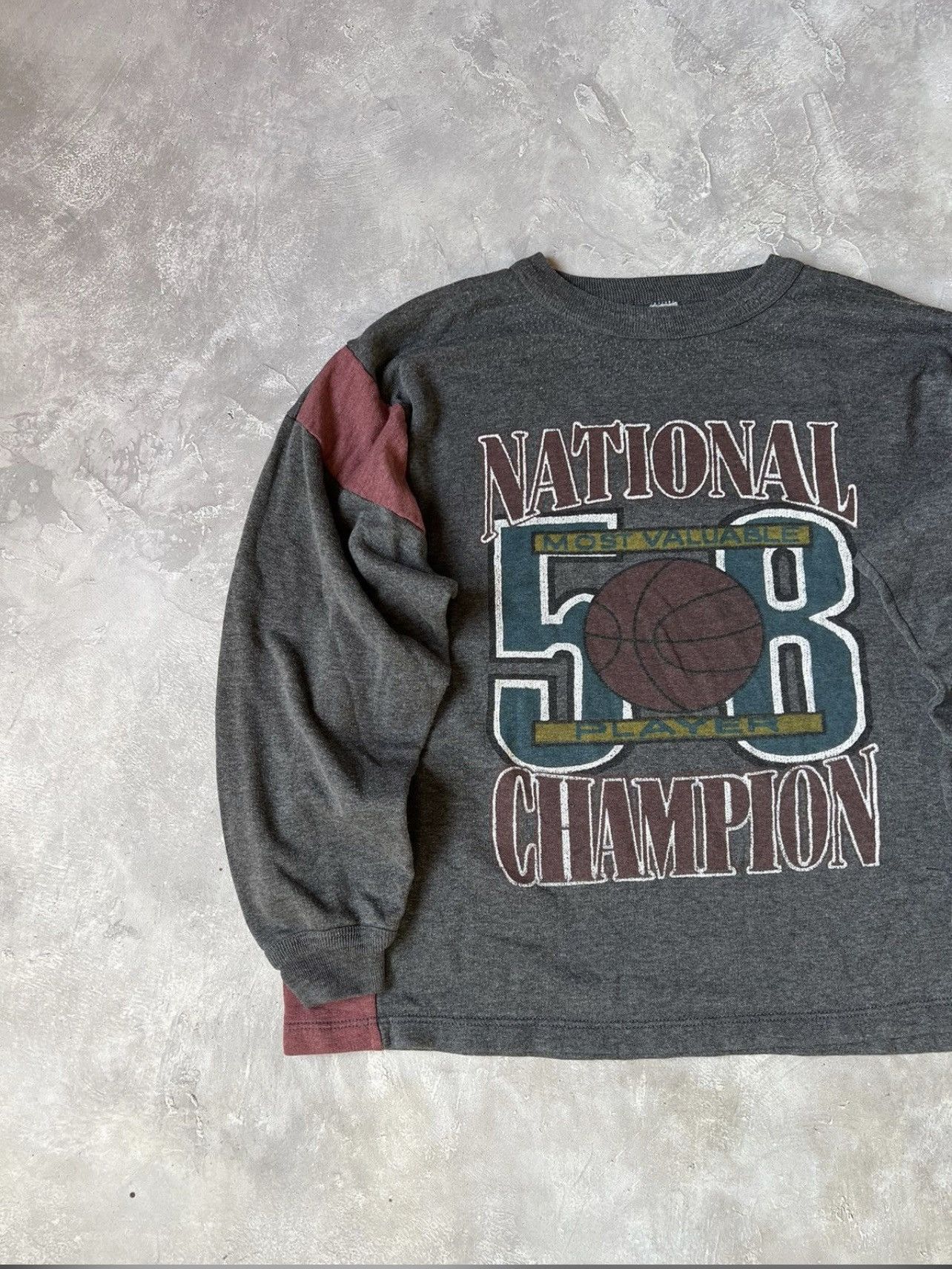 Vintage Vintage Sweatshirt National Basketball Champion Size US M / EU 48-50 / 2 - 5 Thumbnail