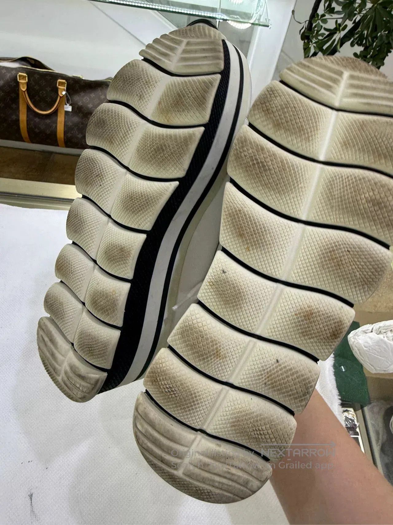 Prada Prada White Platform Casual Shoes. Size US 5 / IT 35 - 4 Thumbnail