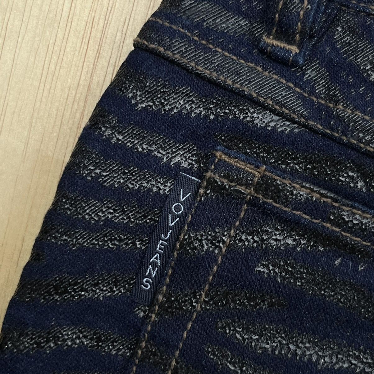 Hysteric Glamour VOICE OF VOICES JEANS ZEBRA CAMO FLARED CUT BRAY Y2K VINTAGE Size 27" / US 4 / IT 40 - 9 Thumbnail