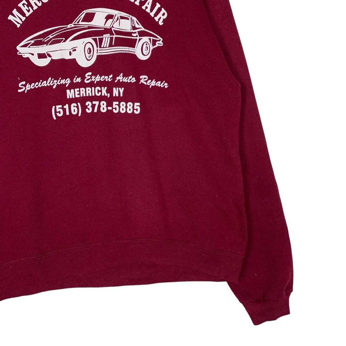 Vintage Vintage MEROKE Auto Repair Crewneck Sweatshirt #1501-C67 Size US L / EU 52-54 / 3 - 4 Thumbnail