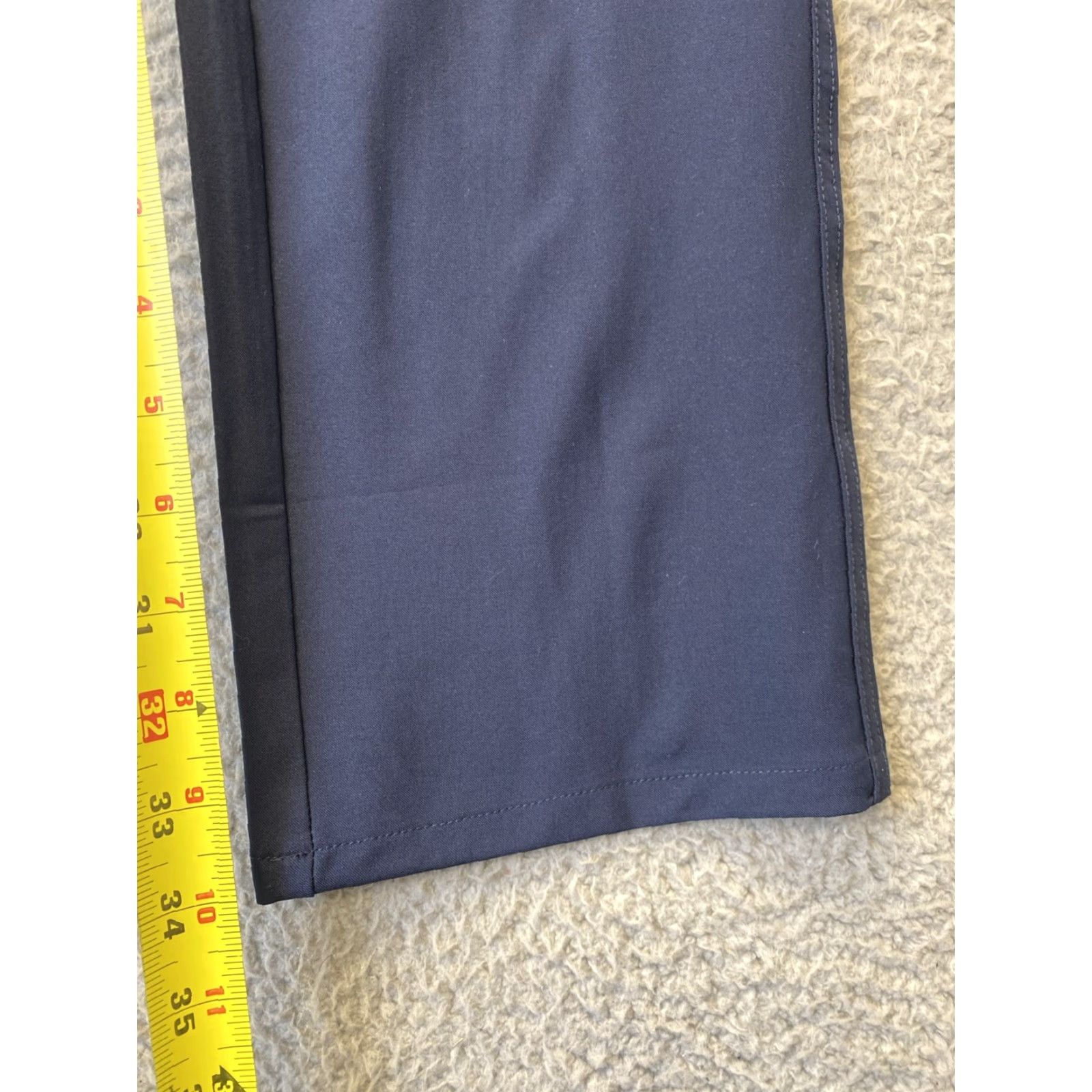 Vintage GREG NORMAN Men's Performance Dress Pants 32X34 Navy Stretch Classic Fit Size US 32 / EU 48 - 5 Thumbnail