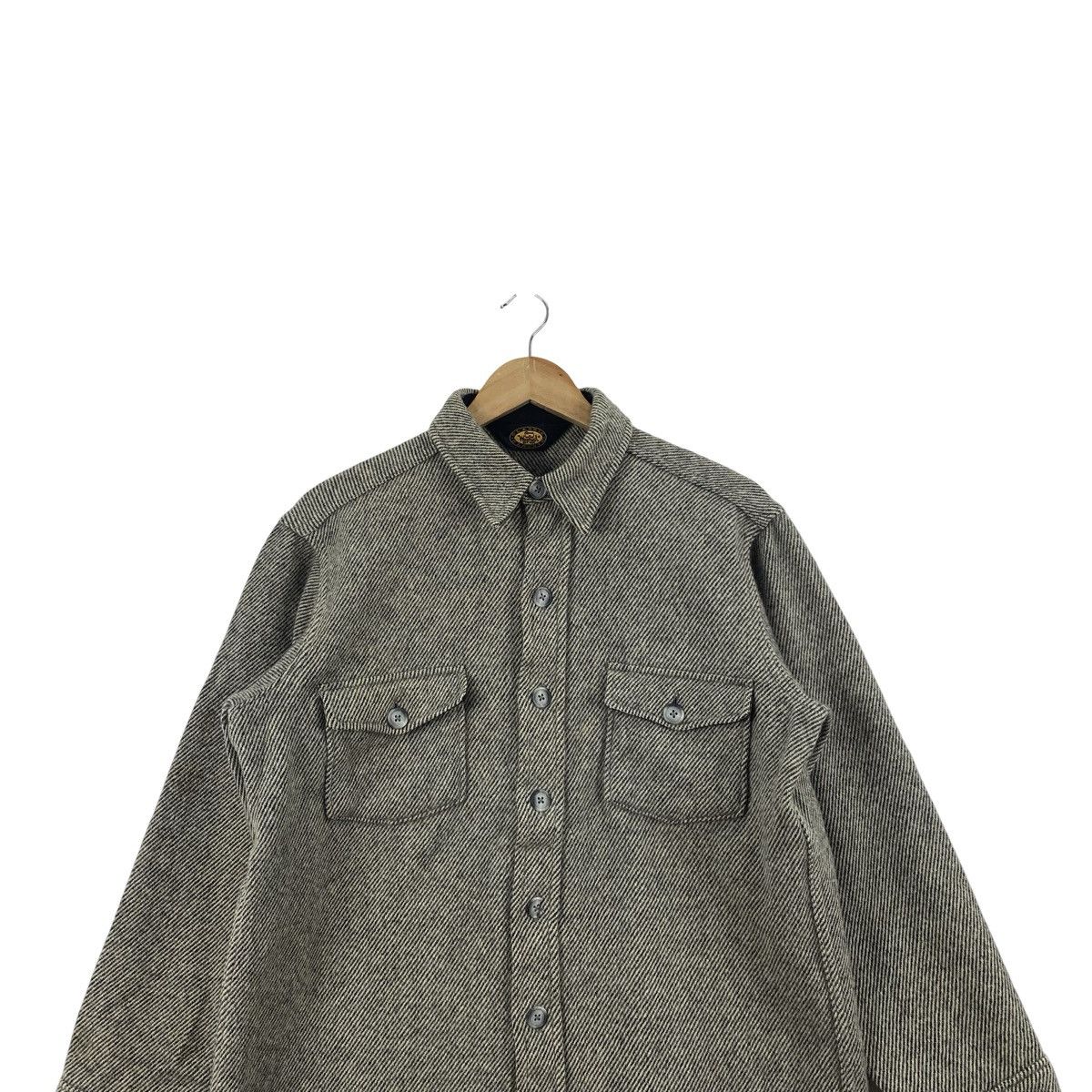 Vintage Vintage CLASSIC BRAND Striped Workwear Overshirt Shacket Size US L / EU 52-54 / 3 - 2 Thumbnail