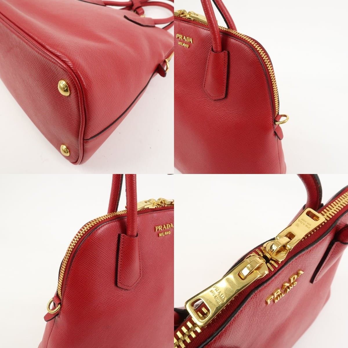 Prada Prada Saffiano Lux Galleria Double Zip Saffiano Satchel Size ONE SIZE - 6 Thumbnail