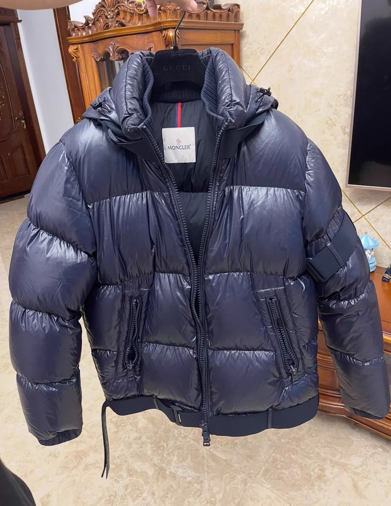 Moncler MONCLER Limited Puffer Jacket Size 4 Deep Blue New Unworn Size US XL / EU 56 / 4 - 1 Thumbnail