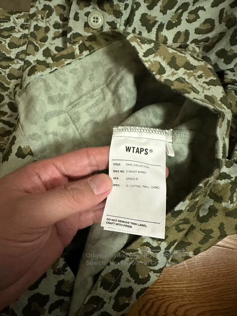 Wtaps Wtaps Leopard print four-pocket shirt Size US L / EU 52-54 / 3 - 3 Thumbnail