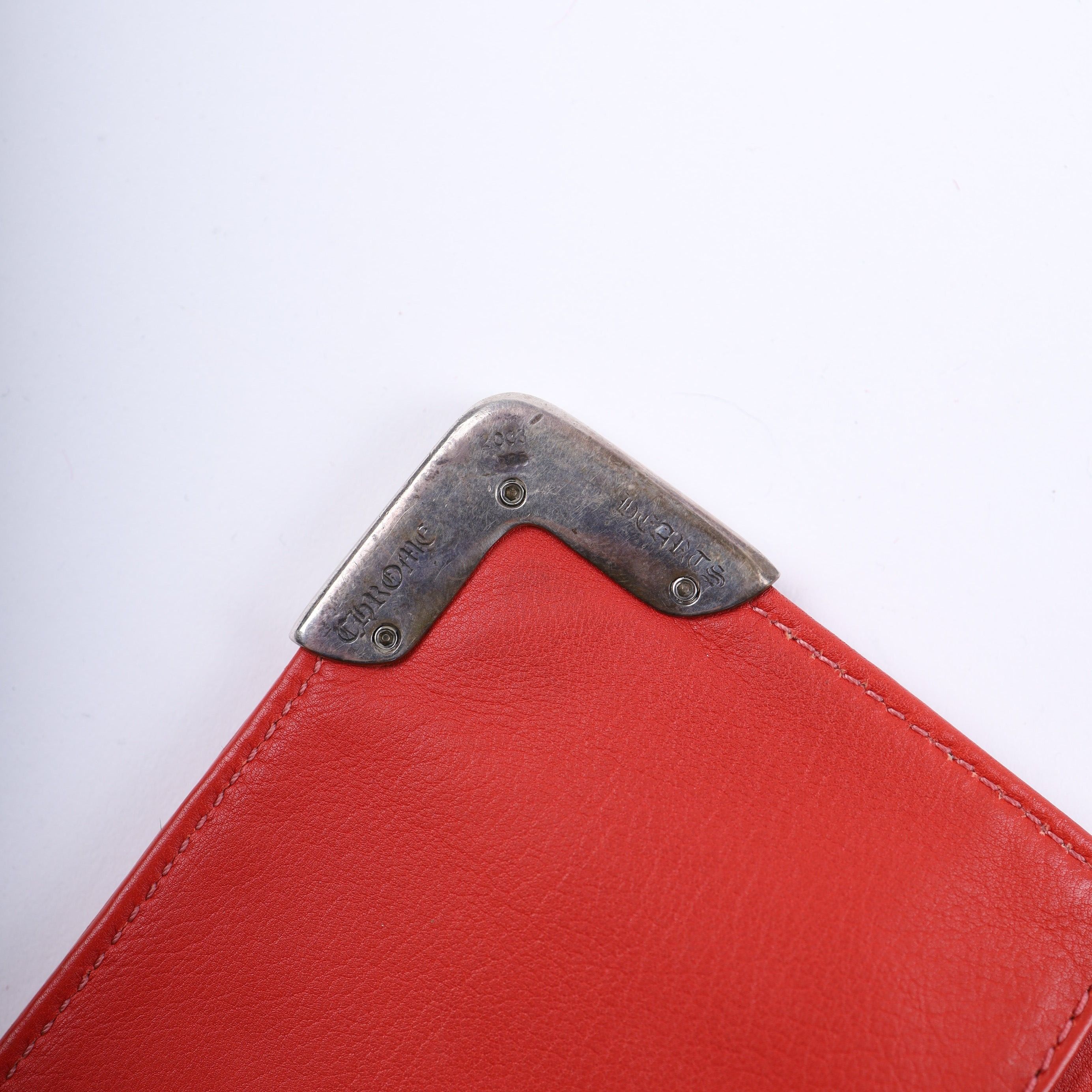 Chrome Hearts CHROME HEARTS LONG LEATHER WALLET RED Size ONE SIZE - 4 Thumbnail
