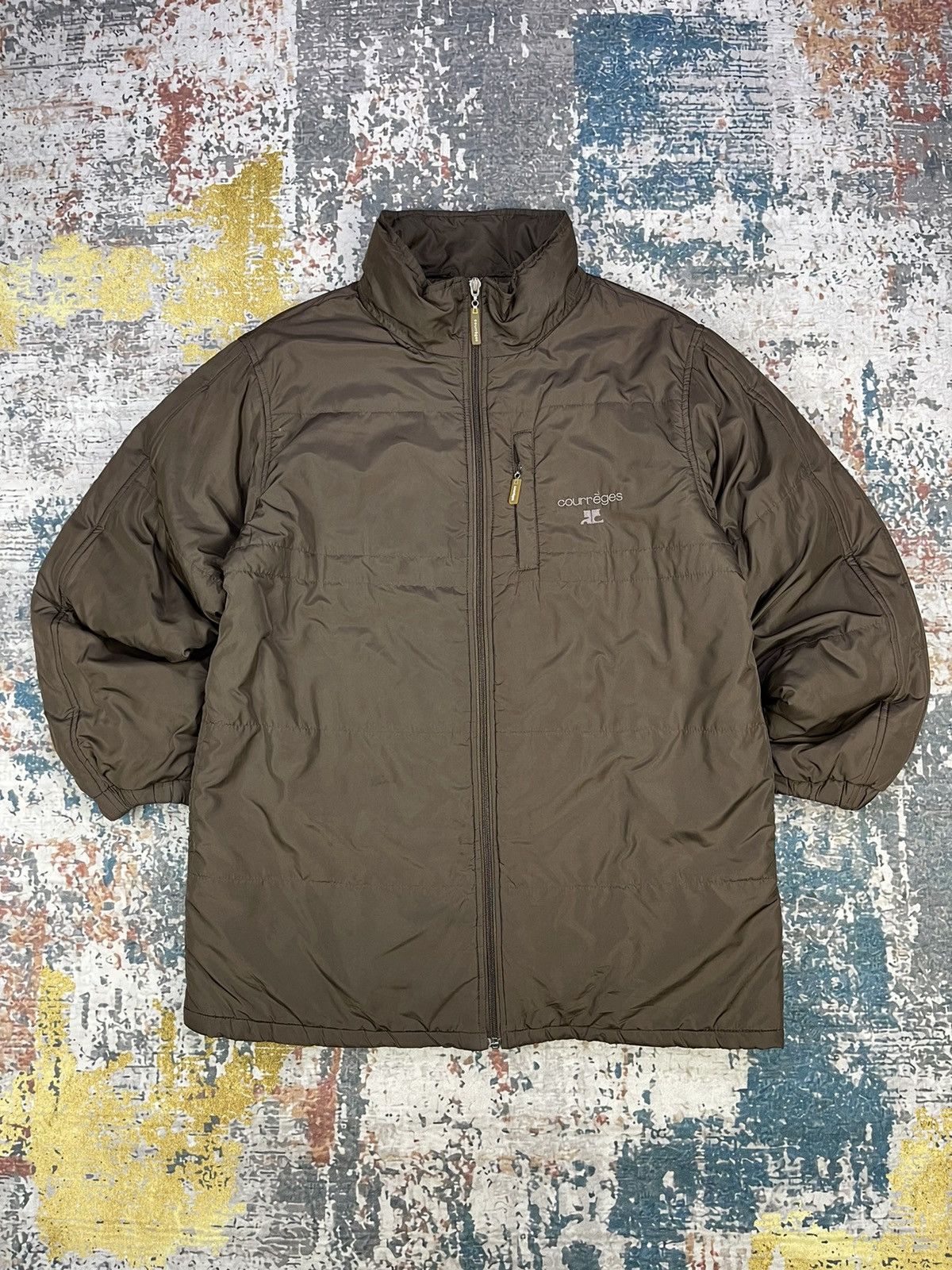 Courreges Courreges Back Hit Logo Zipper Down Jackets Size US XS / EU 42 / 0 - 1 Thumbnail