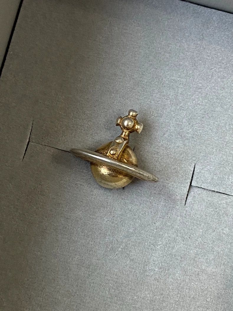 Vivienne Westwood Vivienne Westwood Vintage golden sterling silver hemispher Size ONE SIZE - 2 Thumbnail