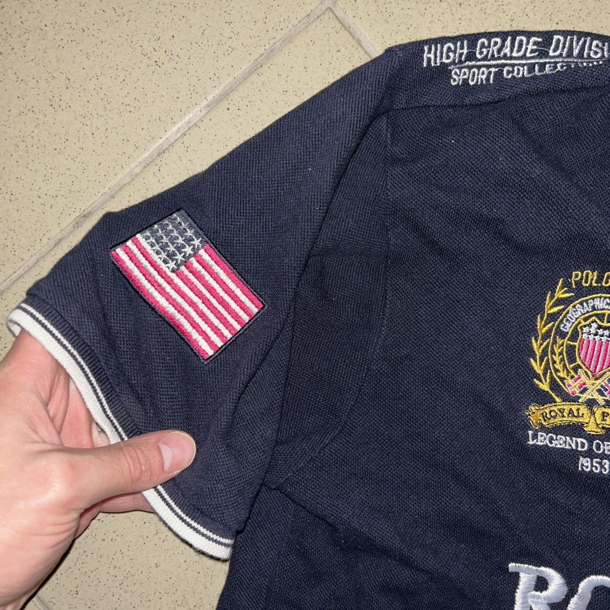 Polo Ralph Lauren Geographical Norway Royal Polo Shirt Money Streetwear Size US L / EU 52-54 / 3 - 3 Thumbnail