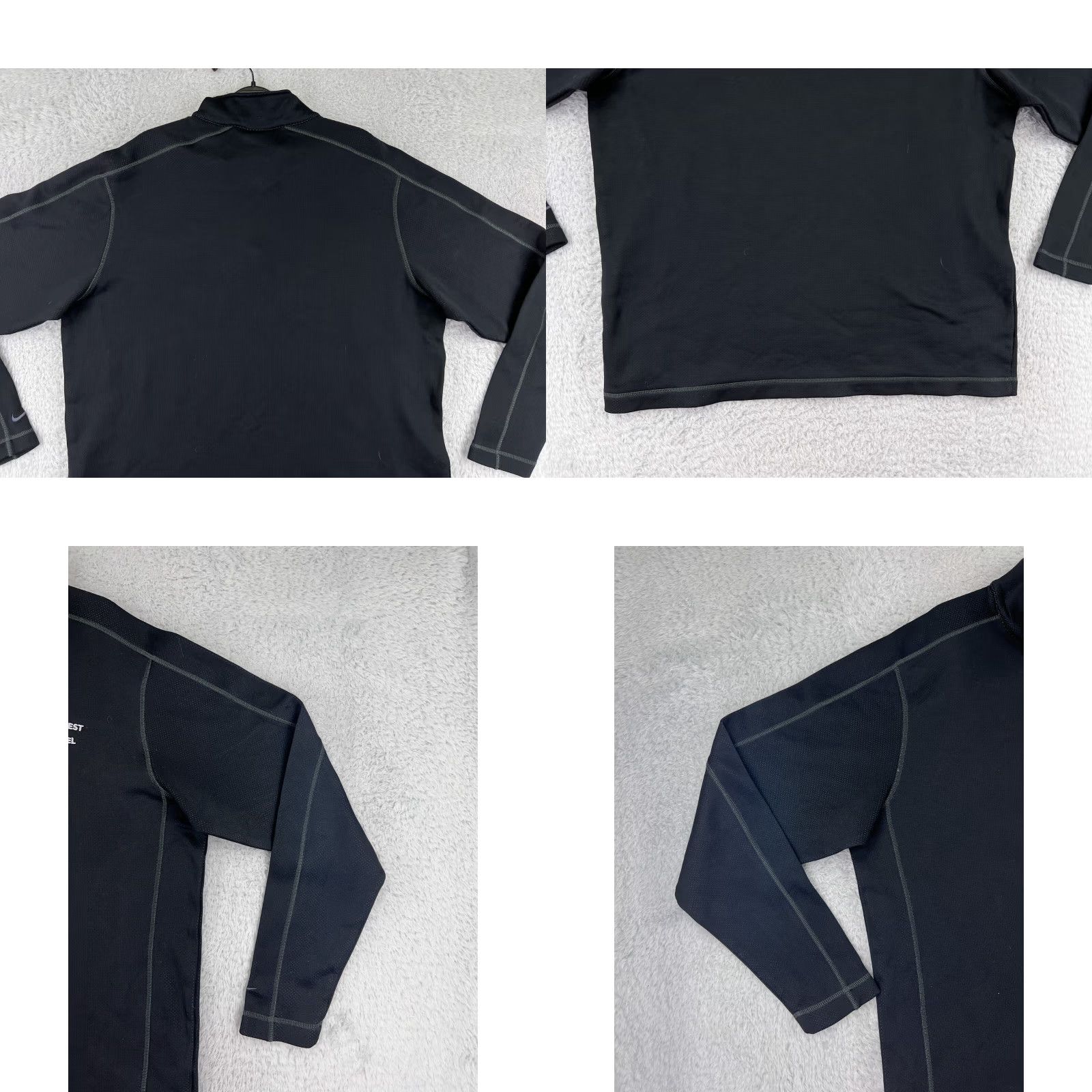 Nike Nike Sweater Mens 2XL Black 1/4 Zip Mock Neck Polyester Therma-Fit Golf Size US XXL / EU 58 / 5 - 8 Thumbnail