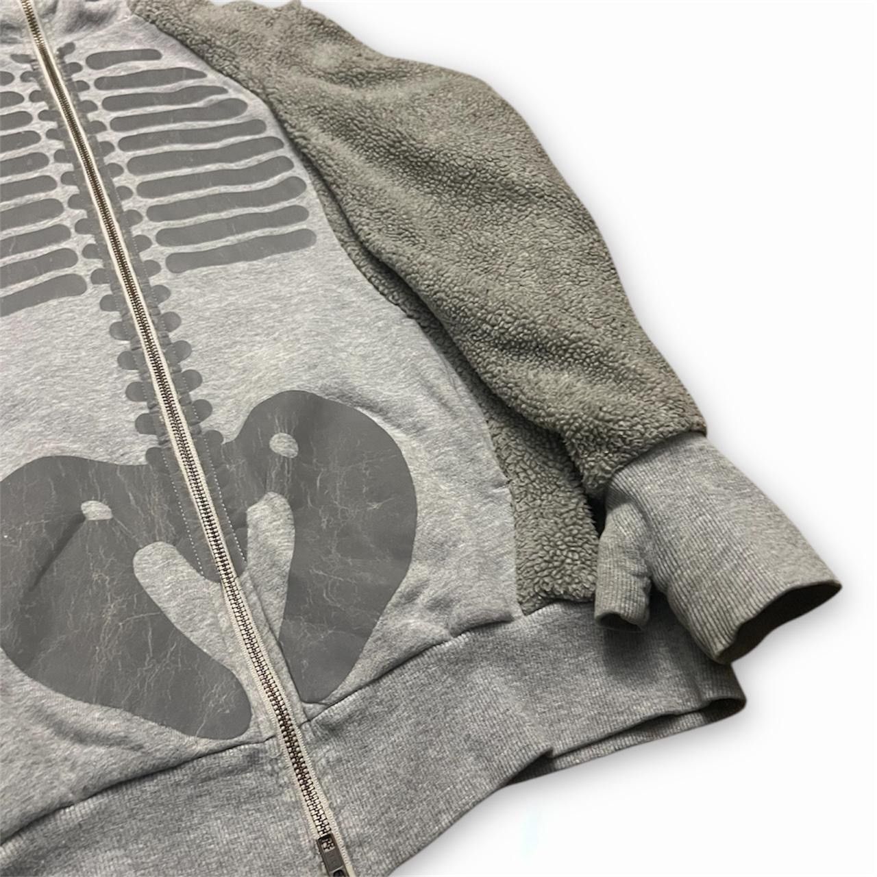 Ne-Net Ne-net Grey Skeleton Bear Ear Hoodie Size US M / EU 48-50 / 2 - 4 Thumbnail