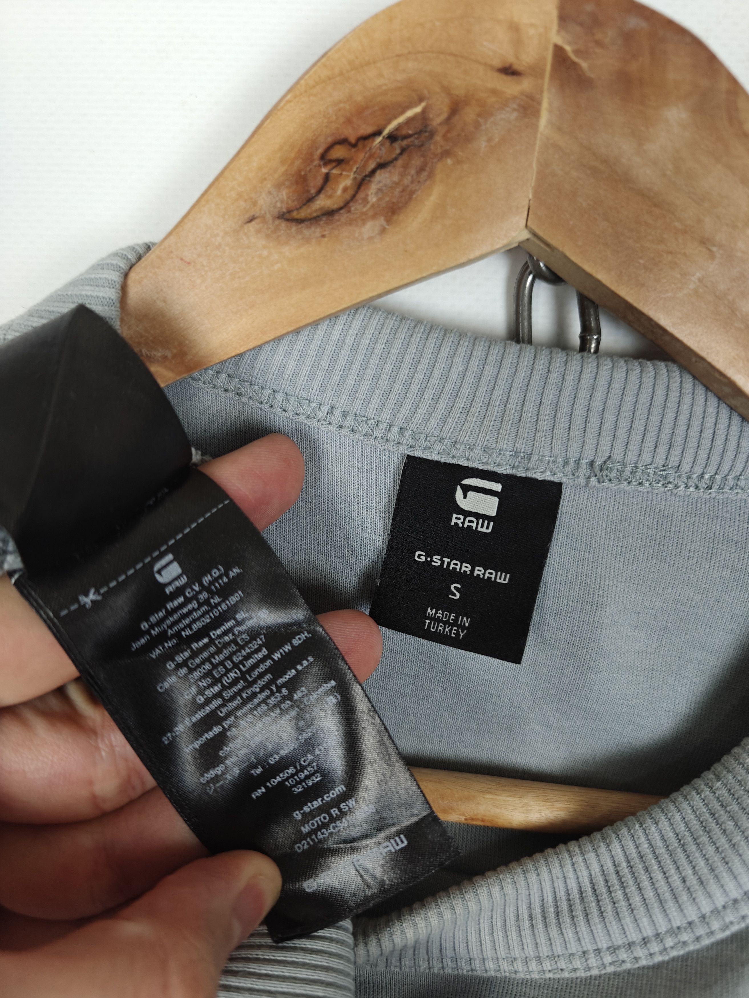 G-Star G-Star Raw Sweatshirt Crewneck Moto Pullover Gray S Size US S / EU 44-46 / 1 - 10 Thumbnail