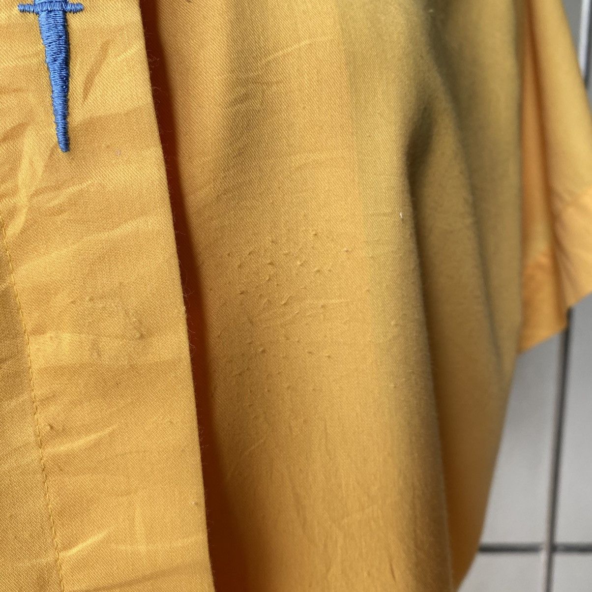 Other Hilton Yellow Short-Sleeve Bowling Shirt Size XS / US 0-2 / IT 36-38 - 23 Thumbnail