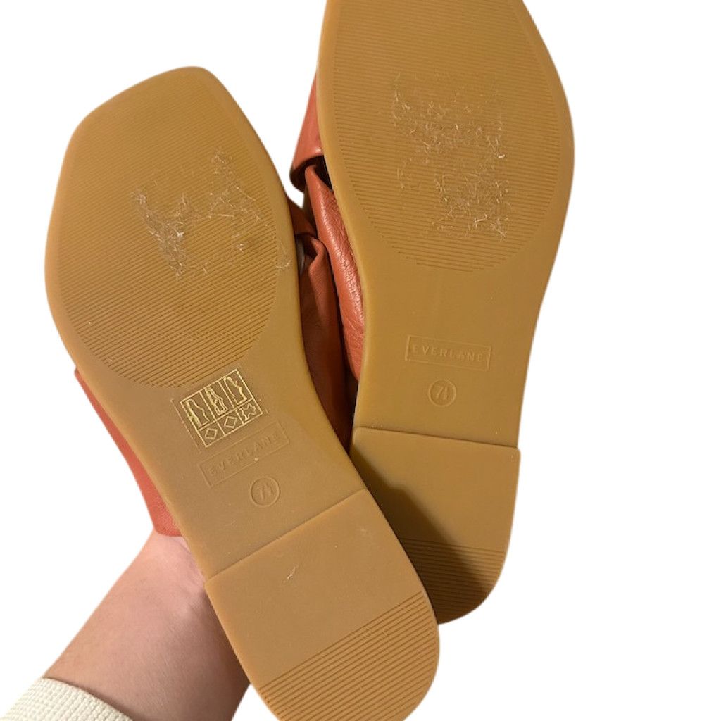 Everlane The Day Crossover Sandal in Burnt Sienna Size US 5 / IT 35 - 4 Thumbnail