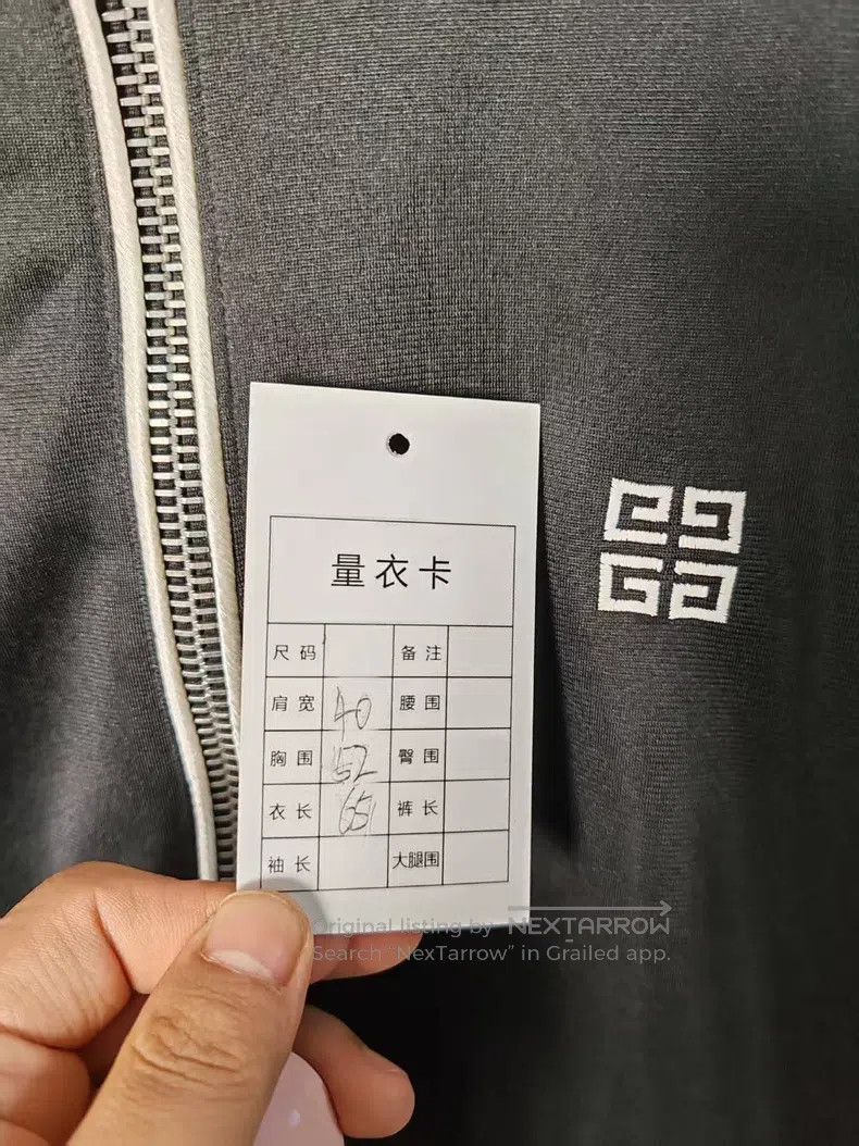 Givenchy Givenchy Size40 Embroidered Logo Zip-up Jacket Size US M / EU 48-50 / 2 - 5 Thumbnail
