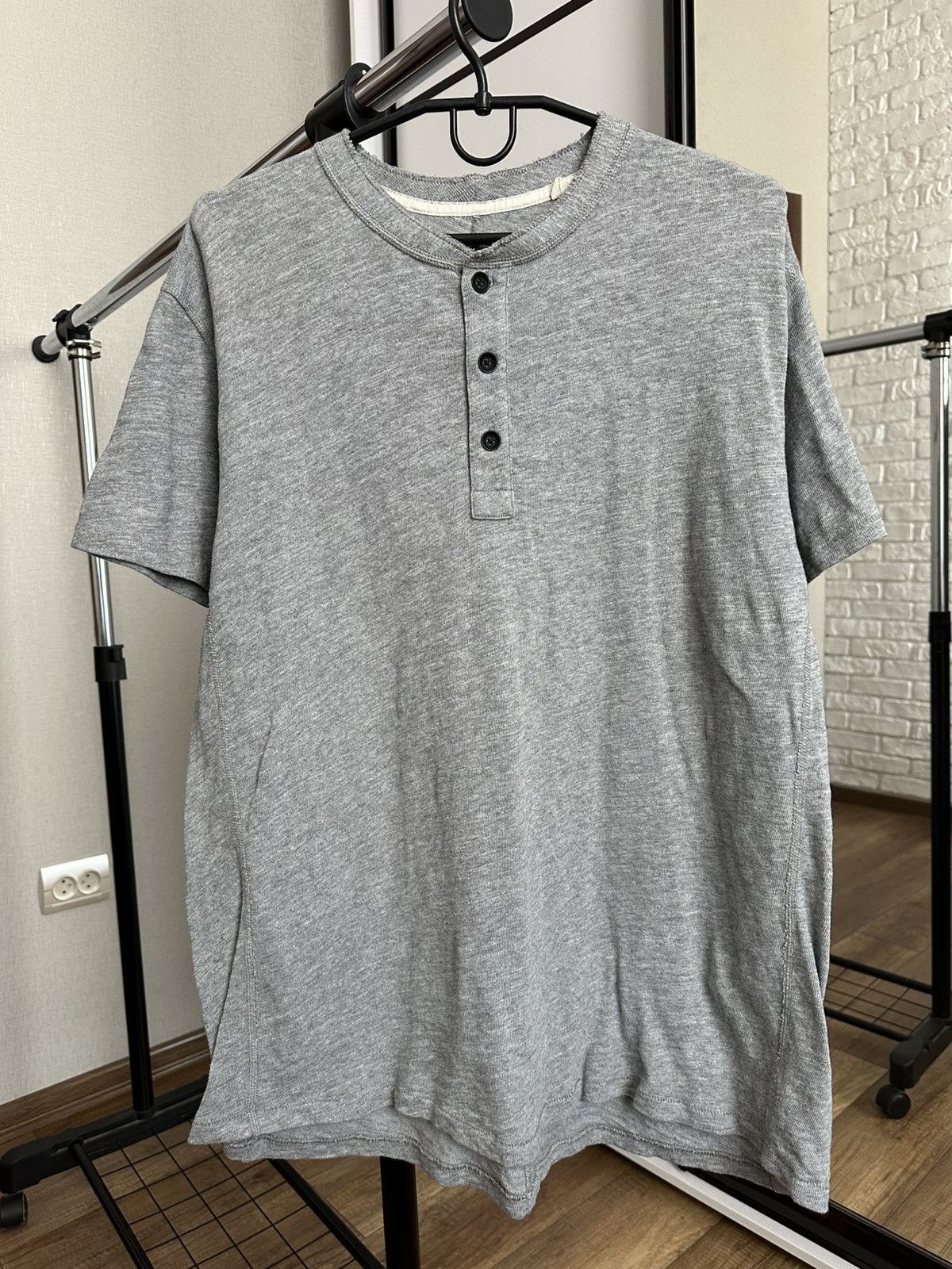 Rag & Bone Rag & Bone Heather T-Shirt Tee Size US L / EU 52-54 / 3 - 1 Thumbnail