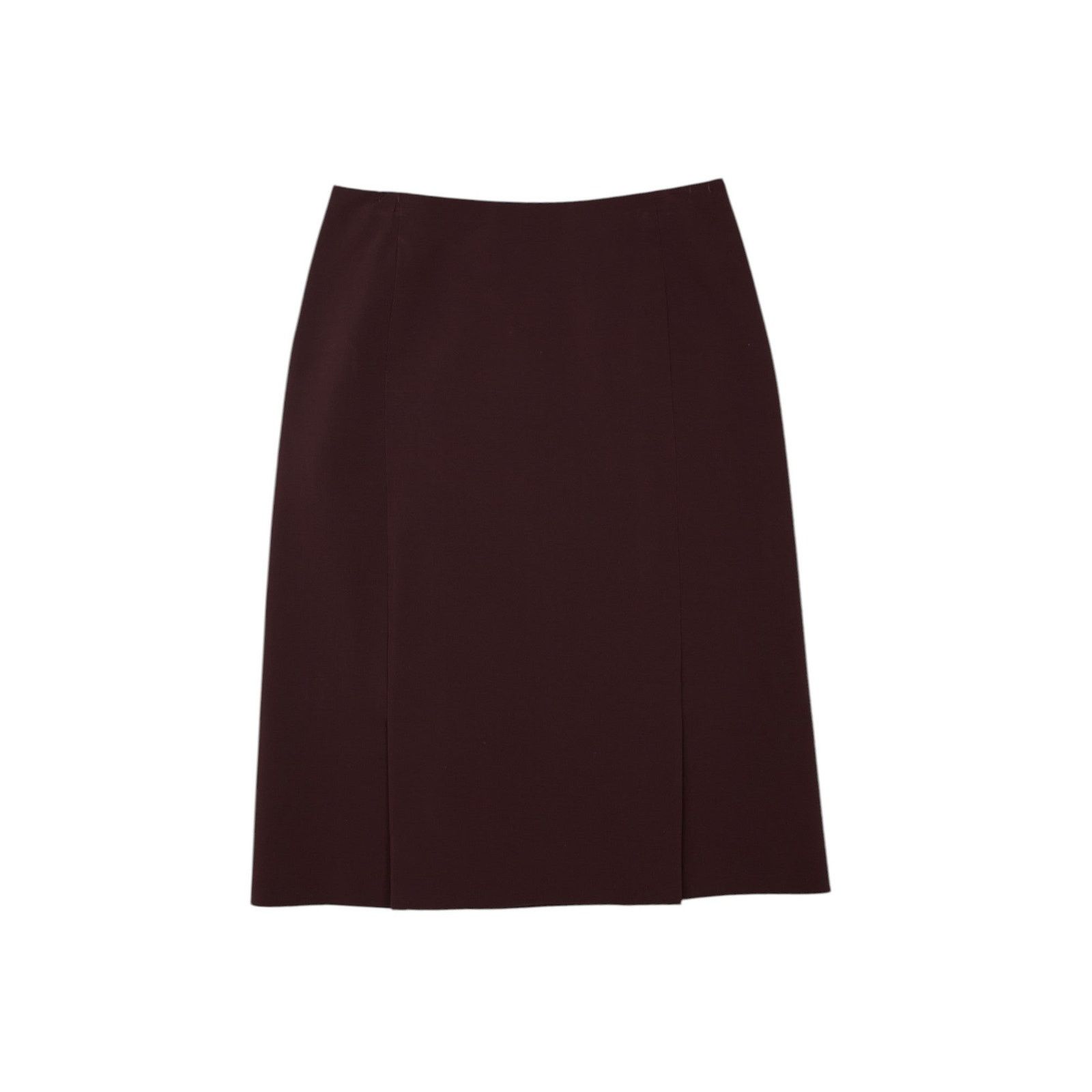 Prada Burgundy Nylon Skirt Size 28" / US 6 / IT 42 - 1 Thumbnail