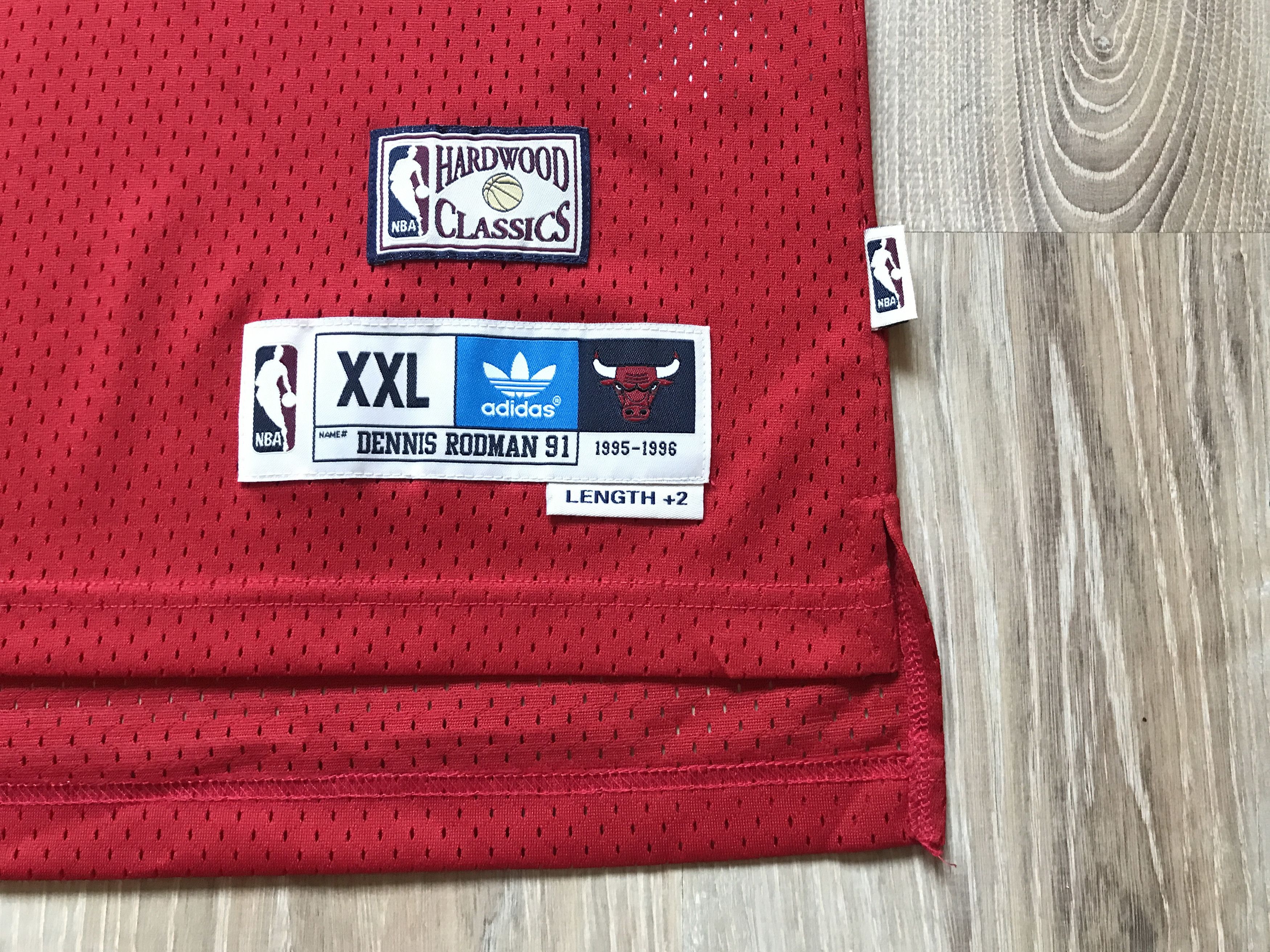NBA × Vintage Chicago Bulls NBA Dennis Rodman #91 New Vintage Jersey Size US XXL / EU 58 / 5 - 6 Thumbnail