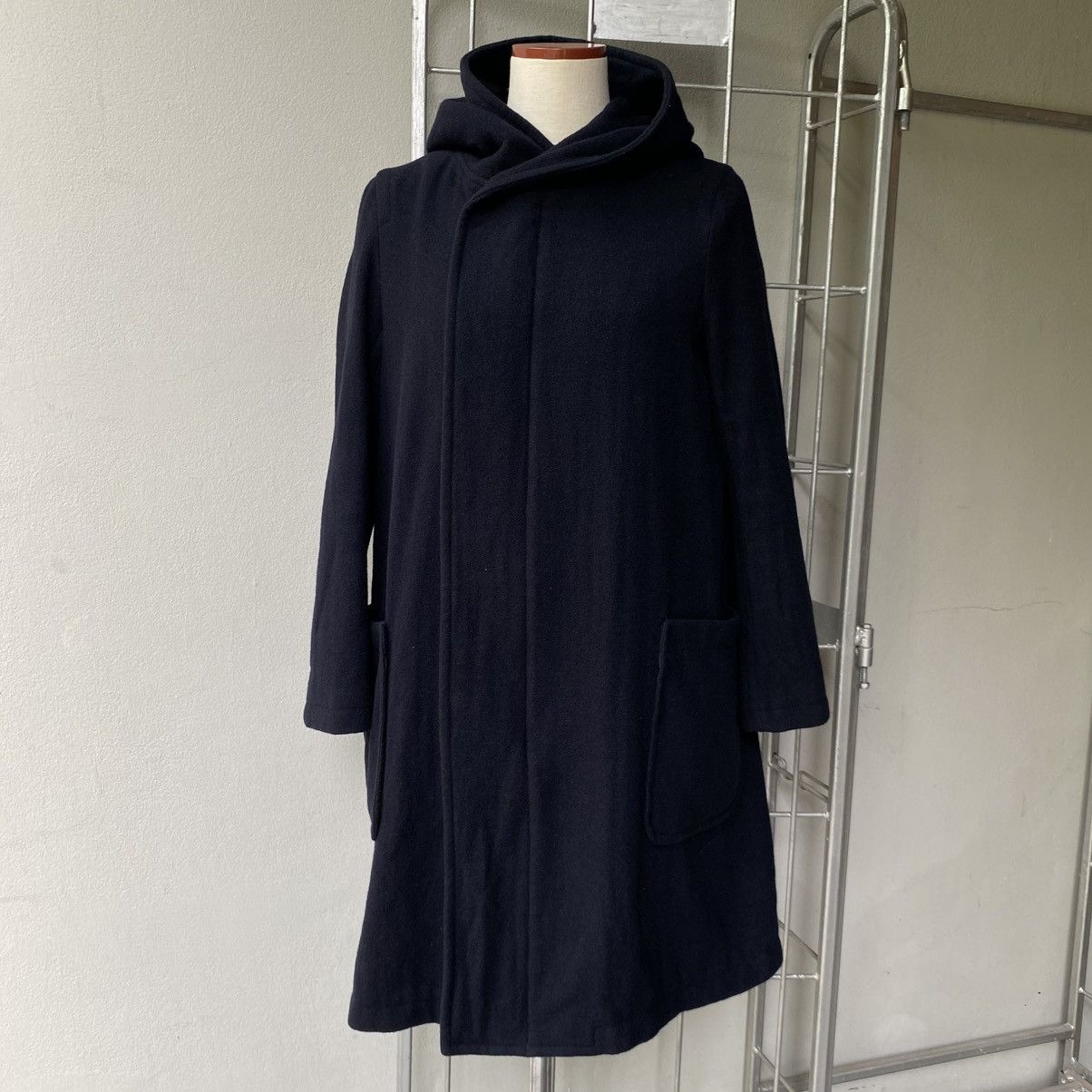 Zucca ZUCCA Black Wool Coat Size M / US 6-8 / IT 42-44 - 12 Thumbnail