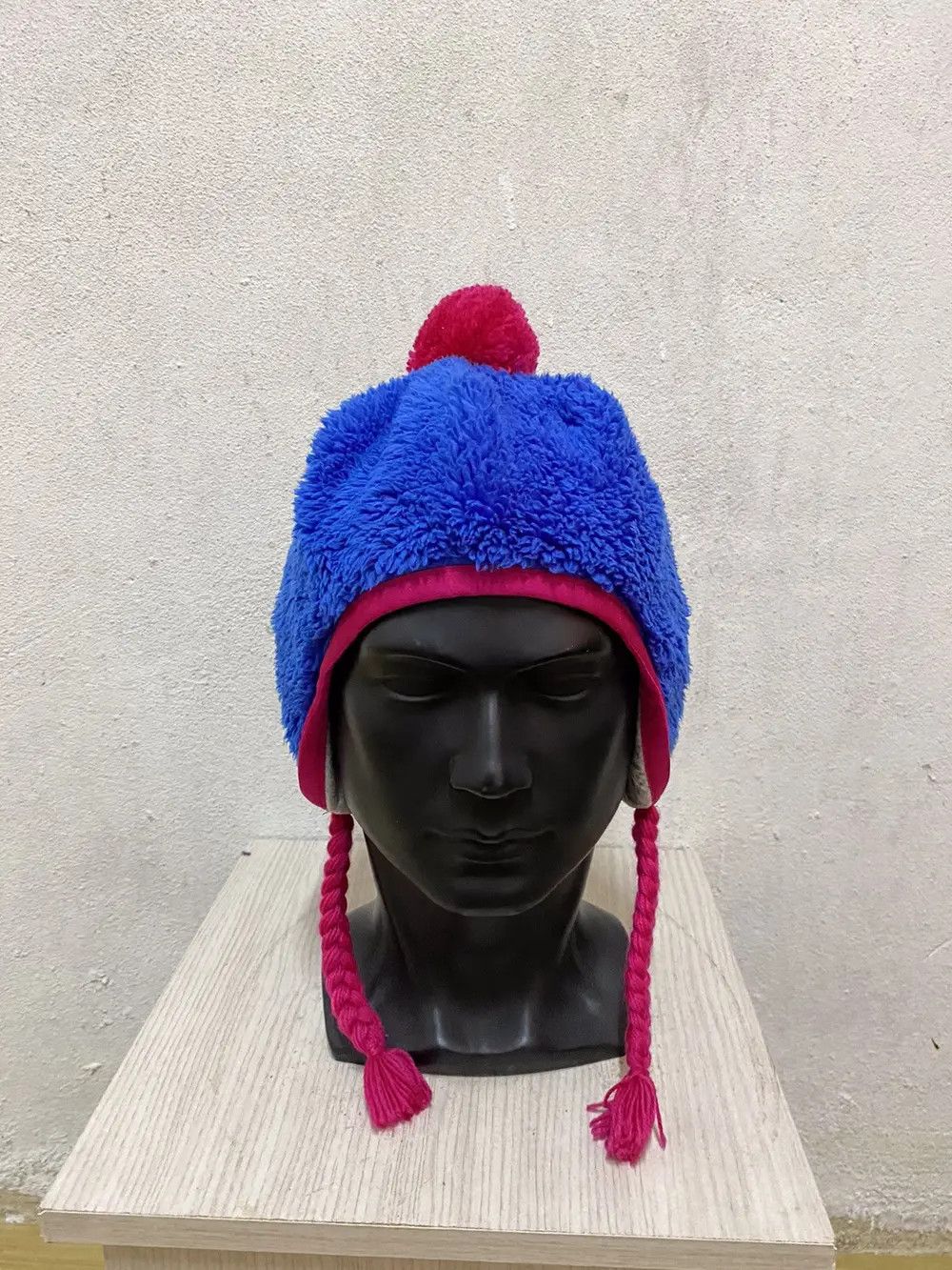 Japanese Brand Vintage Xgirl Fleece Earflap Beanie Hat Size ONE SIZE - 3 Thumbnail