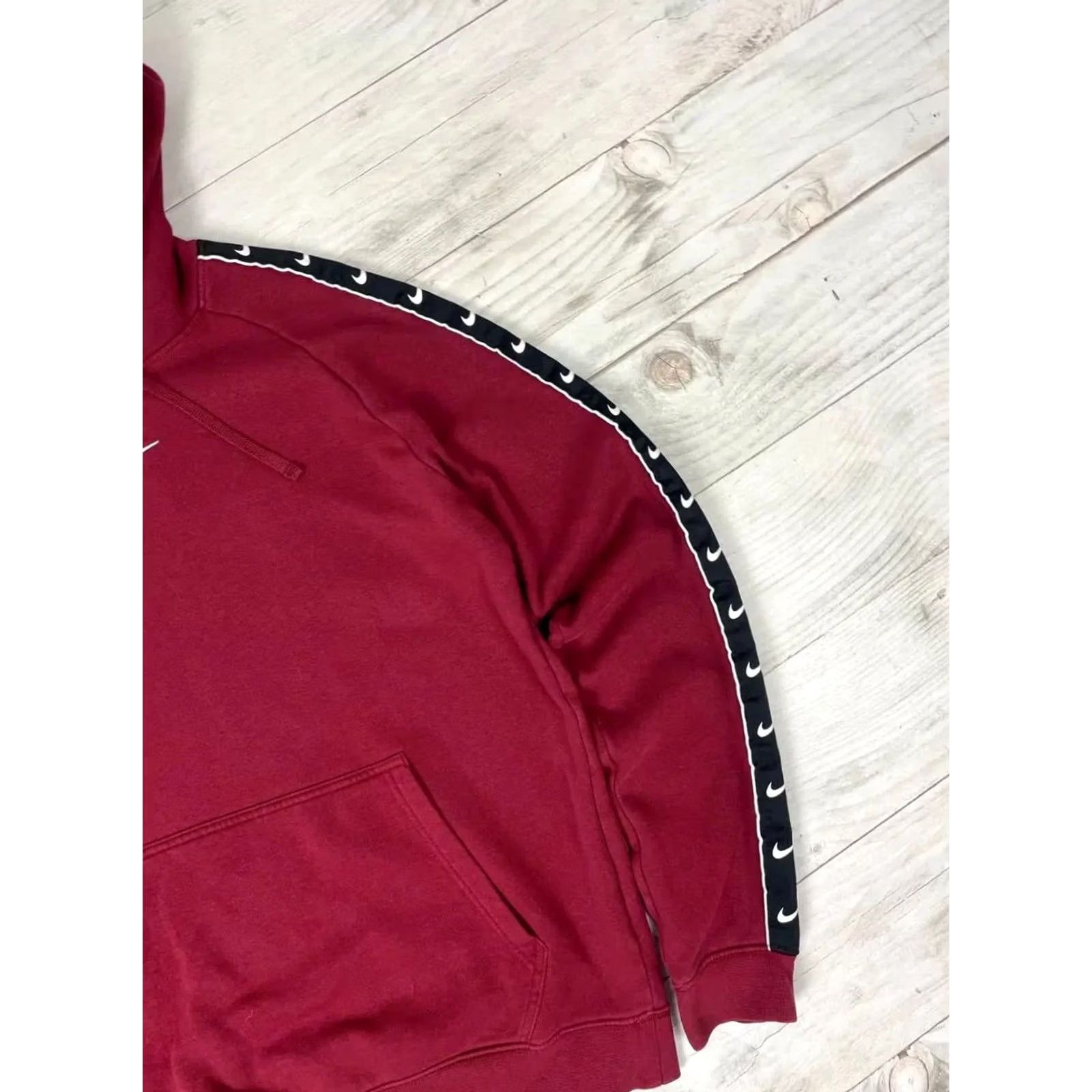Nike VINTAGE Nike Tracksuit Hoodie And Pants M Burgundy Lampas Swoosh Y2K Men Size US M / EU 48-50 / 2 - 5 Thumbnail