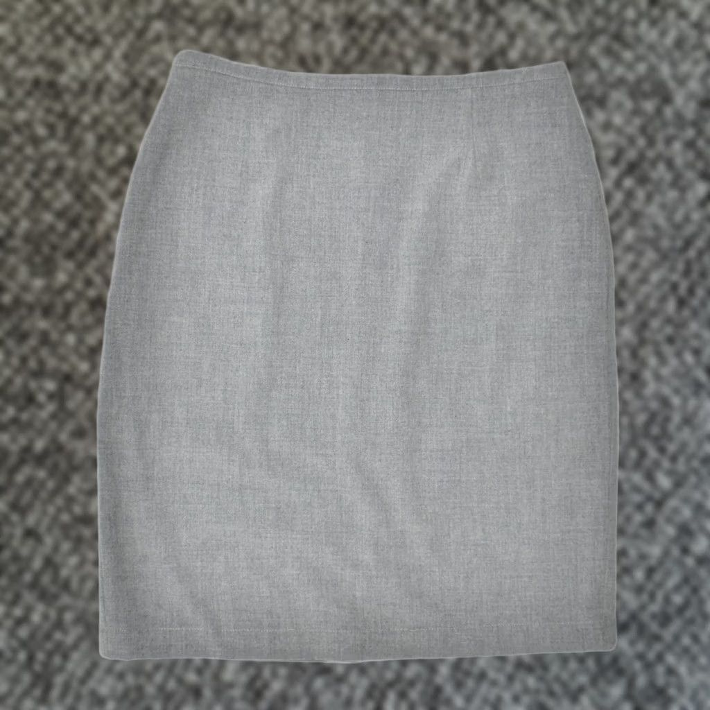Krizia VINTAGE KRIZIA JEANS Womens Pencil Skirt UK 18 XL Grey Polyester HO09 Size 40" / US 18 - 1 Thumbnail