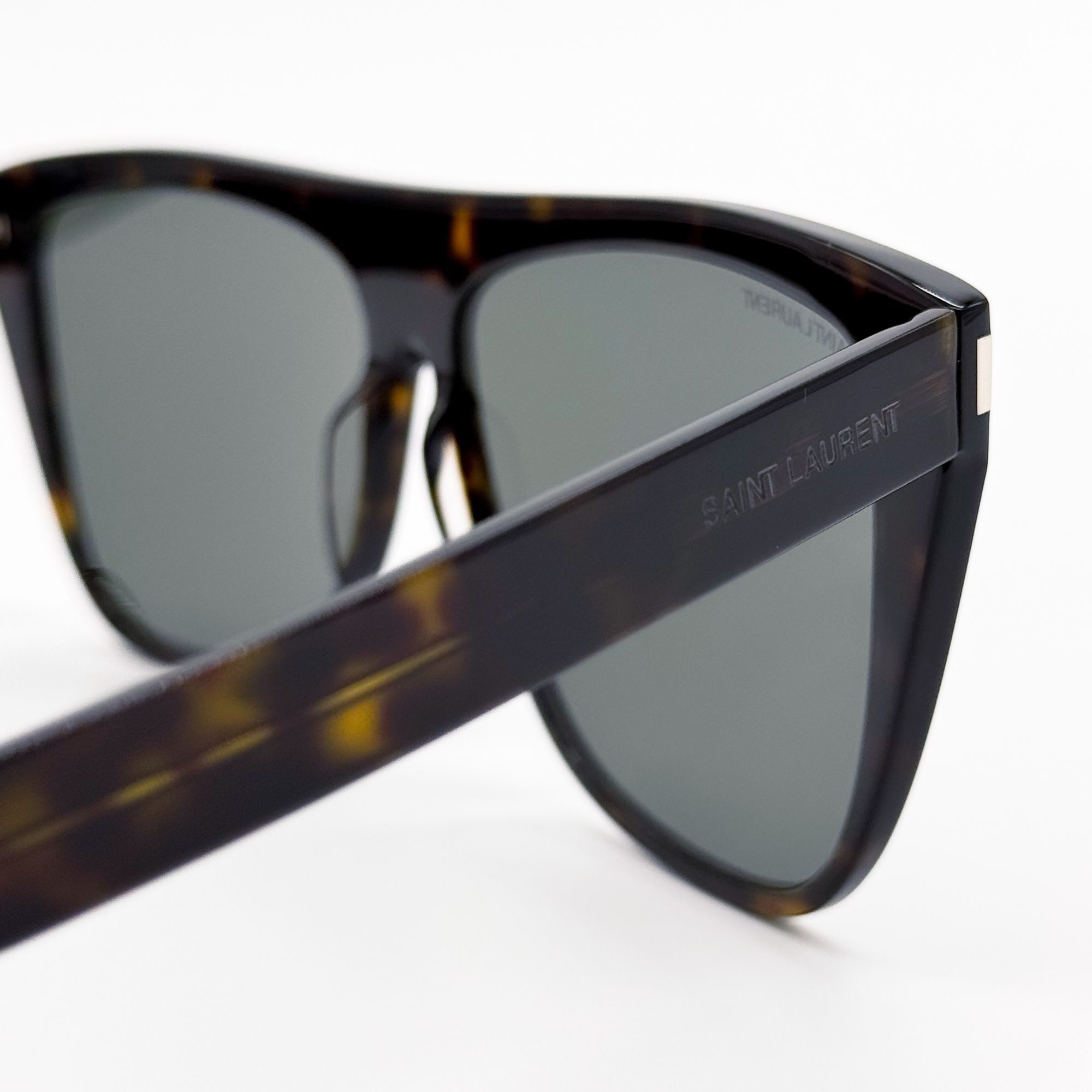 Saint Laurent Paris NEW SAINT LAURENT SUNGLASSES SL1 SLIM 002 UNISEX HAVANA SQUA Size ONE SIZE - 4 Thumbnail