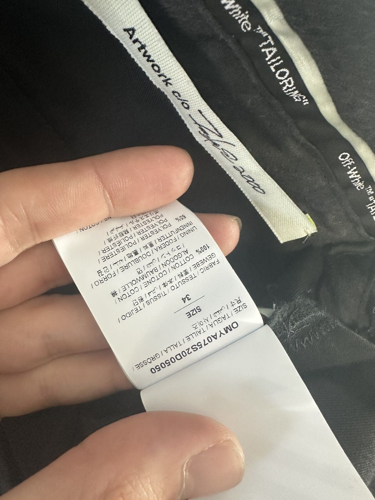 Off-White OFF-WHITE ARTWORK PANTS Size US 34 / EU 50 - 21 Thumbnail
